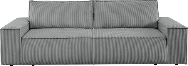Premium collection by Home affaire 3-Sitzer »Sherwood«, mit Bett-Funktion (Liegefläche 200x136 cm), Bettkasten, mit 2 losen Rückenkissen-Otto