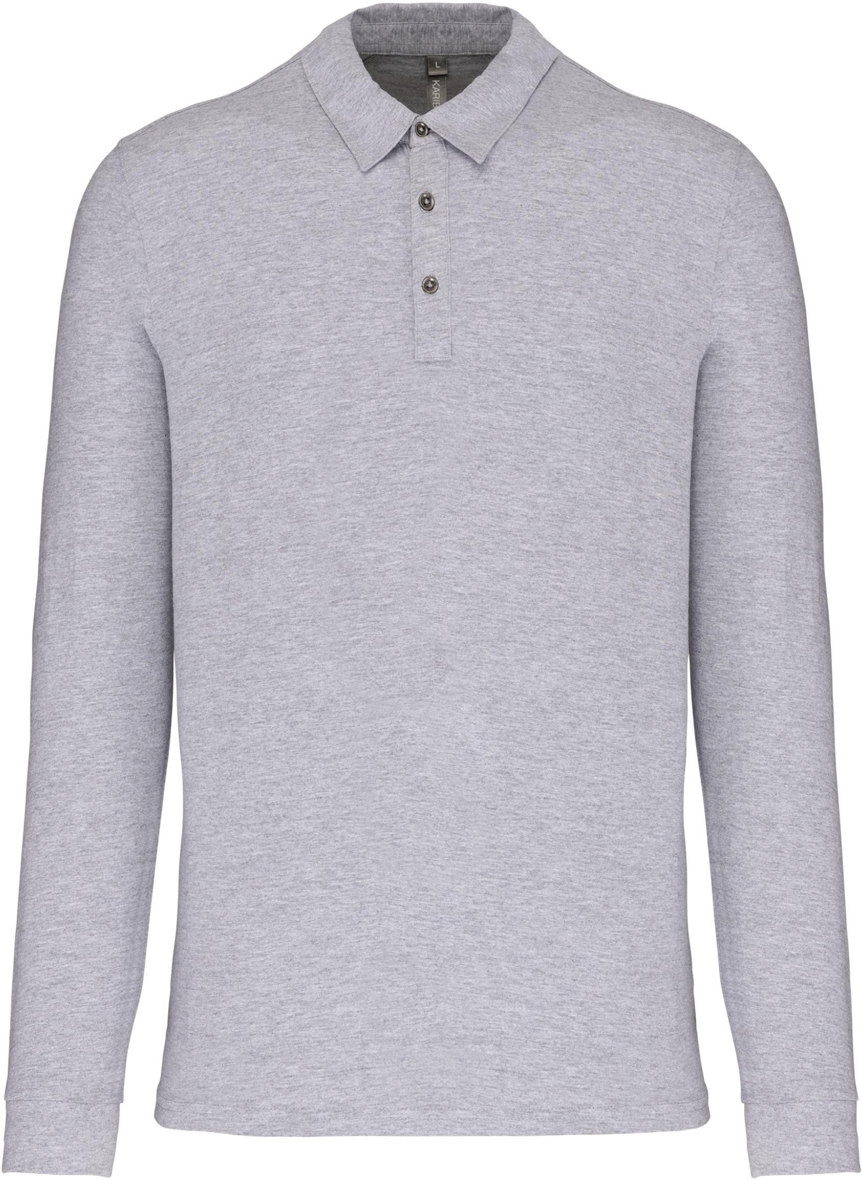 Kariban Langarm-Poloshirt Langarm-Polohemd für Herren aus günstig online kaufen