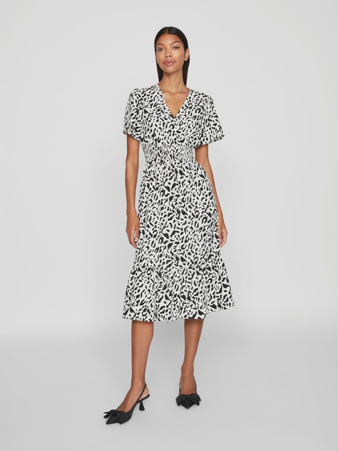 Vila Shirtkleid MIDI DRESS hohe Taille, günstig online kaufen