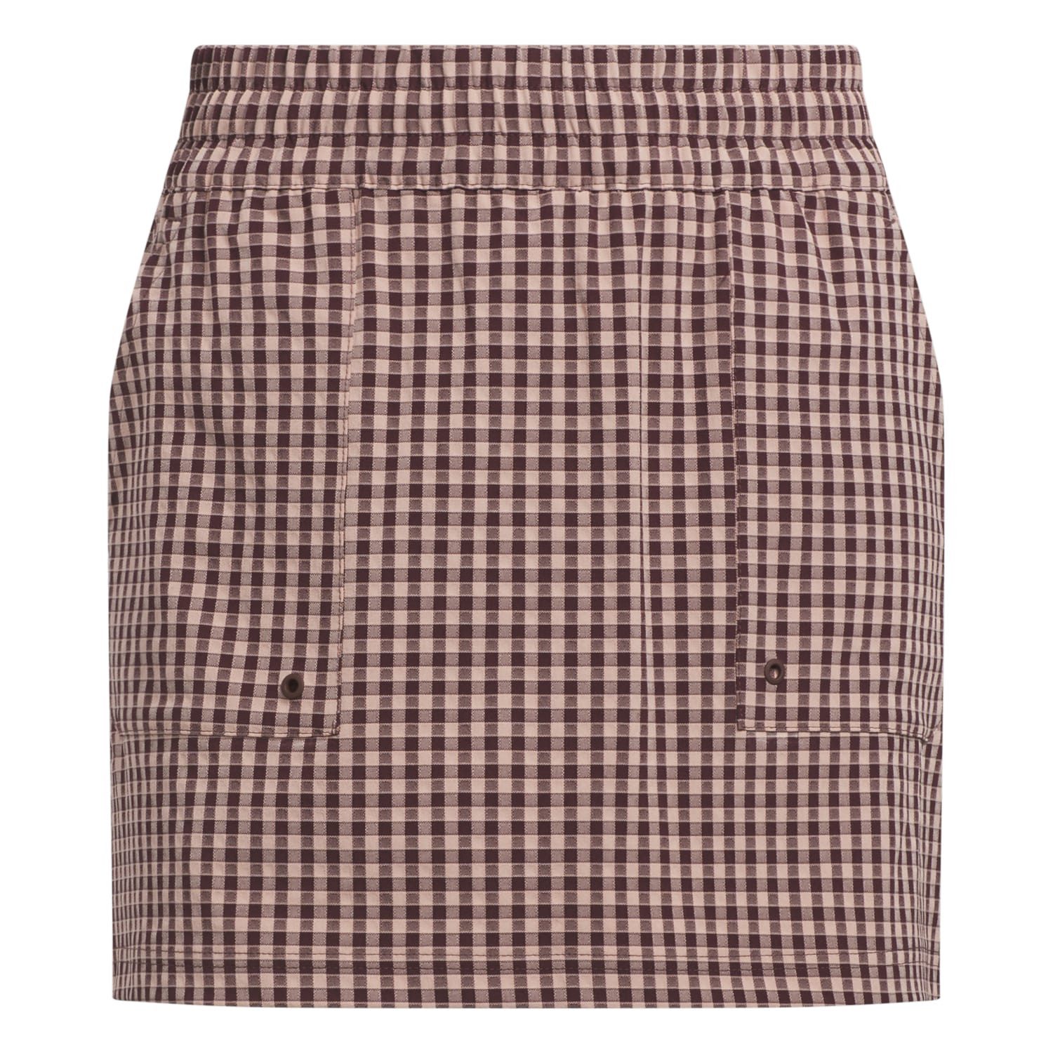 adidas Sportswear Skort Adidas Golf Rock Ultimate365 Gingham Aurora Ruby/Braun Damen