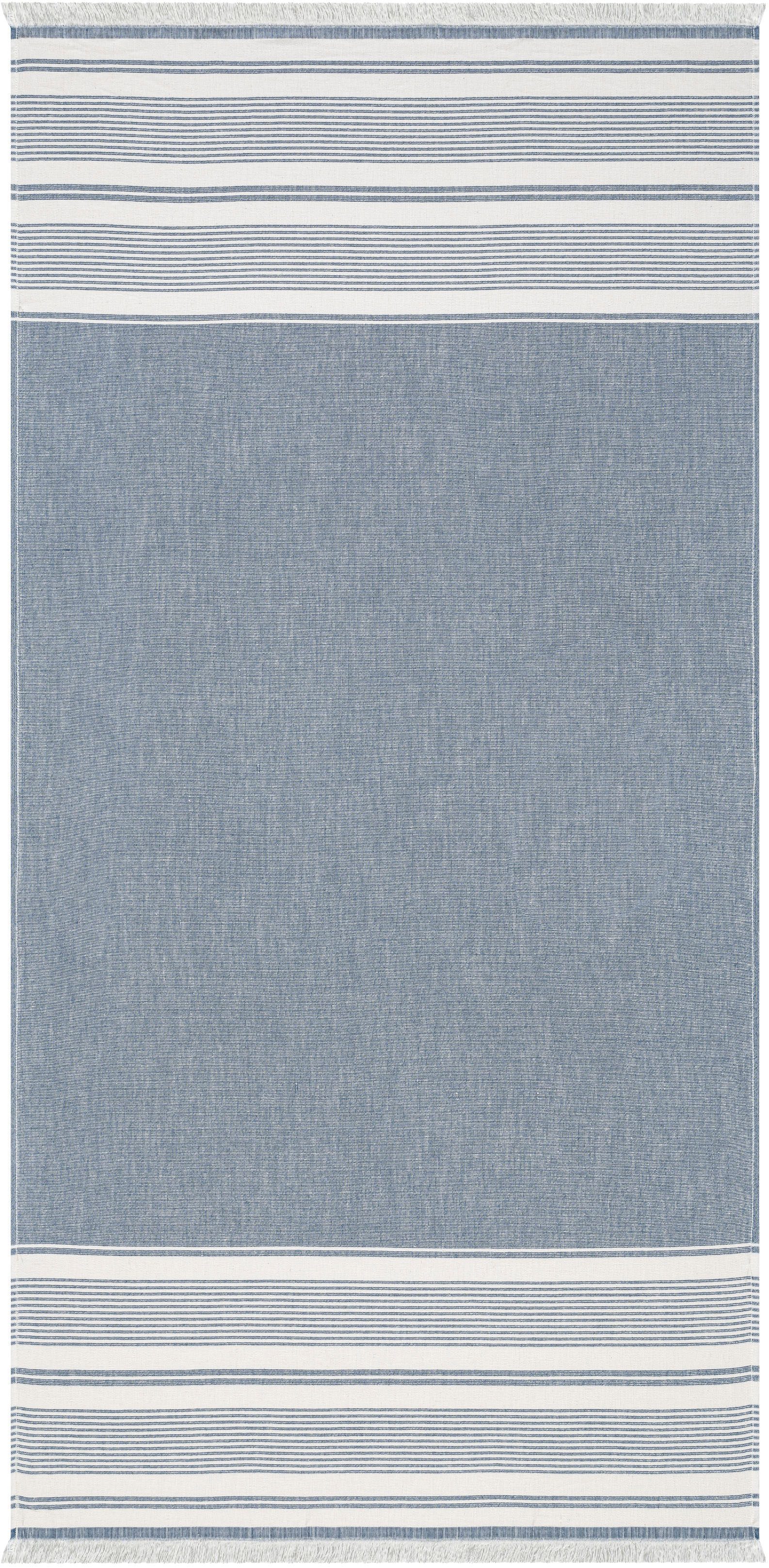 Egeria Strandtuch Pestemal, gewebte Ware (1-St), 80x180 cm, mit Fransen