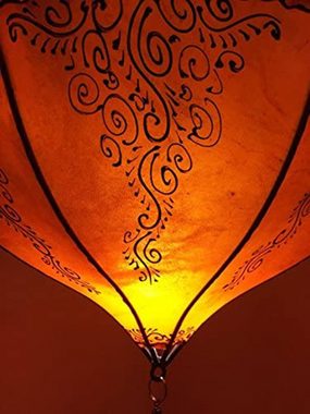 Marrakesch Orient & Mediterran Interior Deckenleuchte Orientalische Lampe Pendelleuchte Hängeleuchte Dilay 49cm Groß, ohne Leuchtmittel, Handarbeit