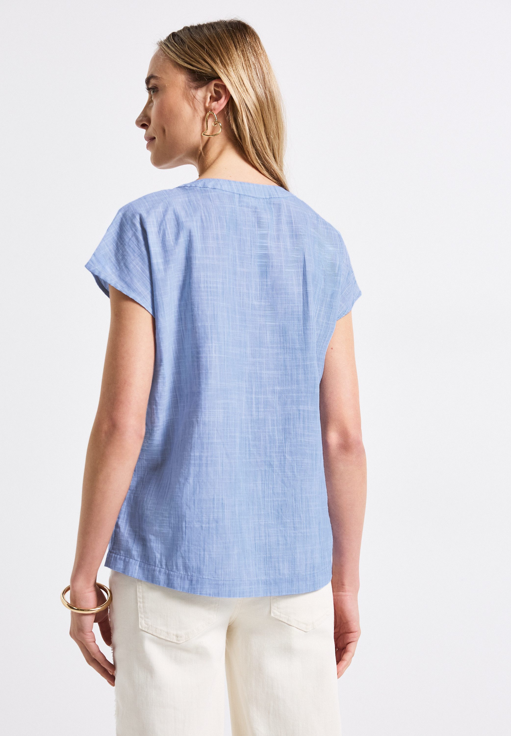 STREET ONE Shirtbluse aus reiner Baumwolle günstig online kaufen