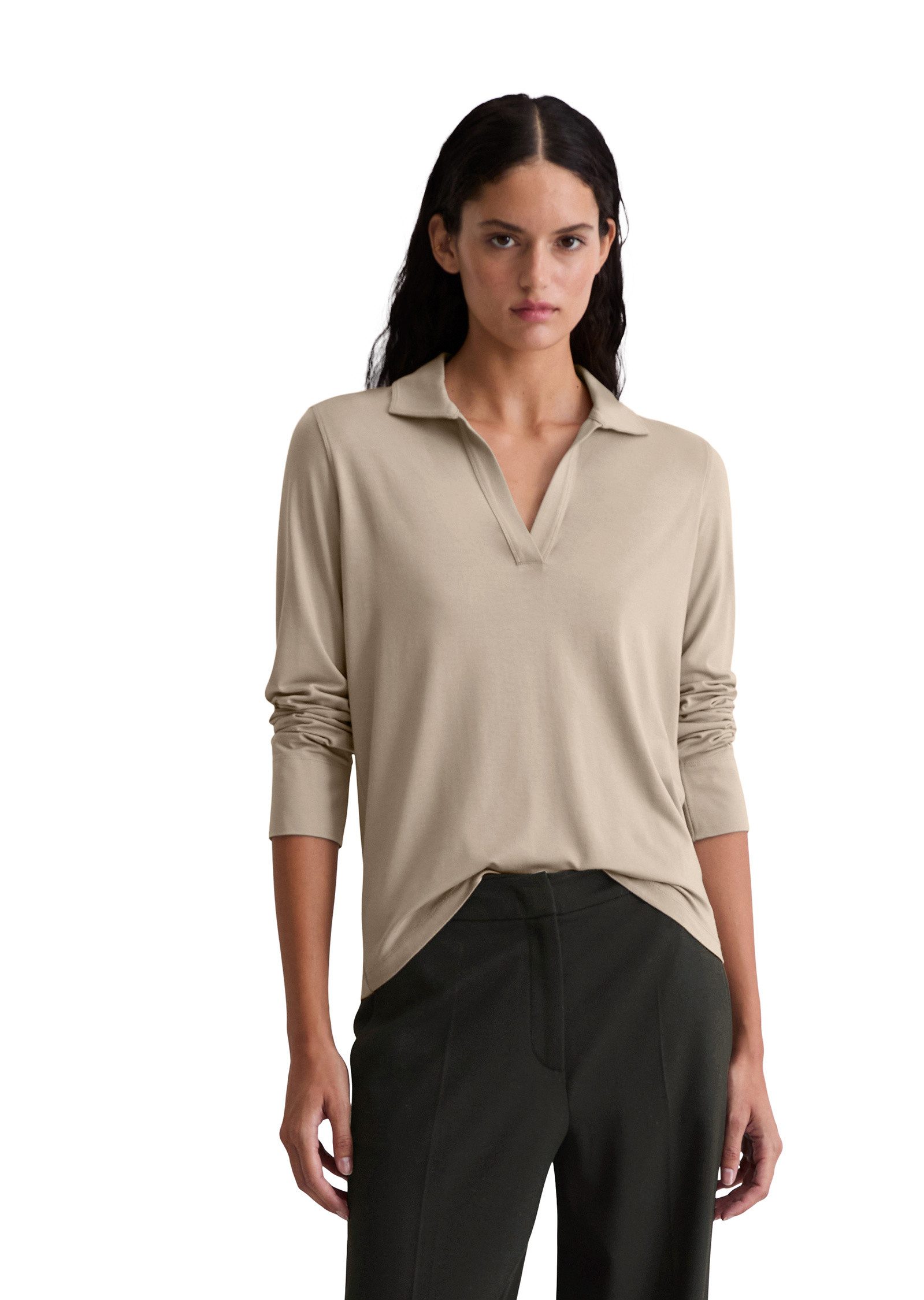 Marc O'Polo Blusenshirt aus Viskose-Modal-Mix günstig online kaufen