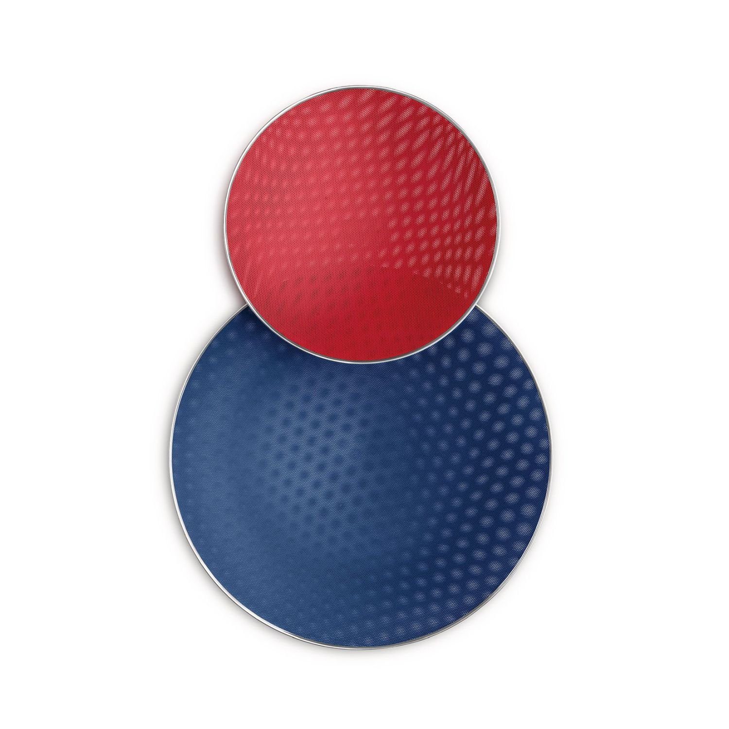 Alessi Obstschale Cohncave Rot 33 cm, Epoxidharzbeschichteter Stahl