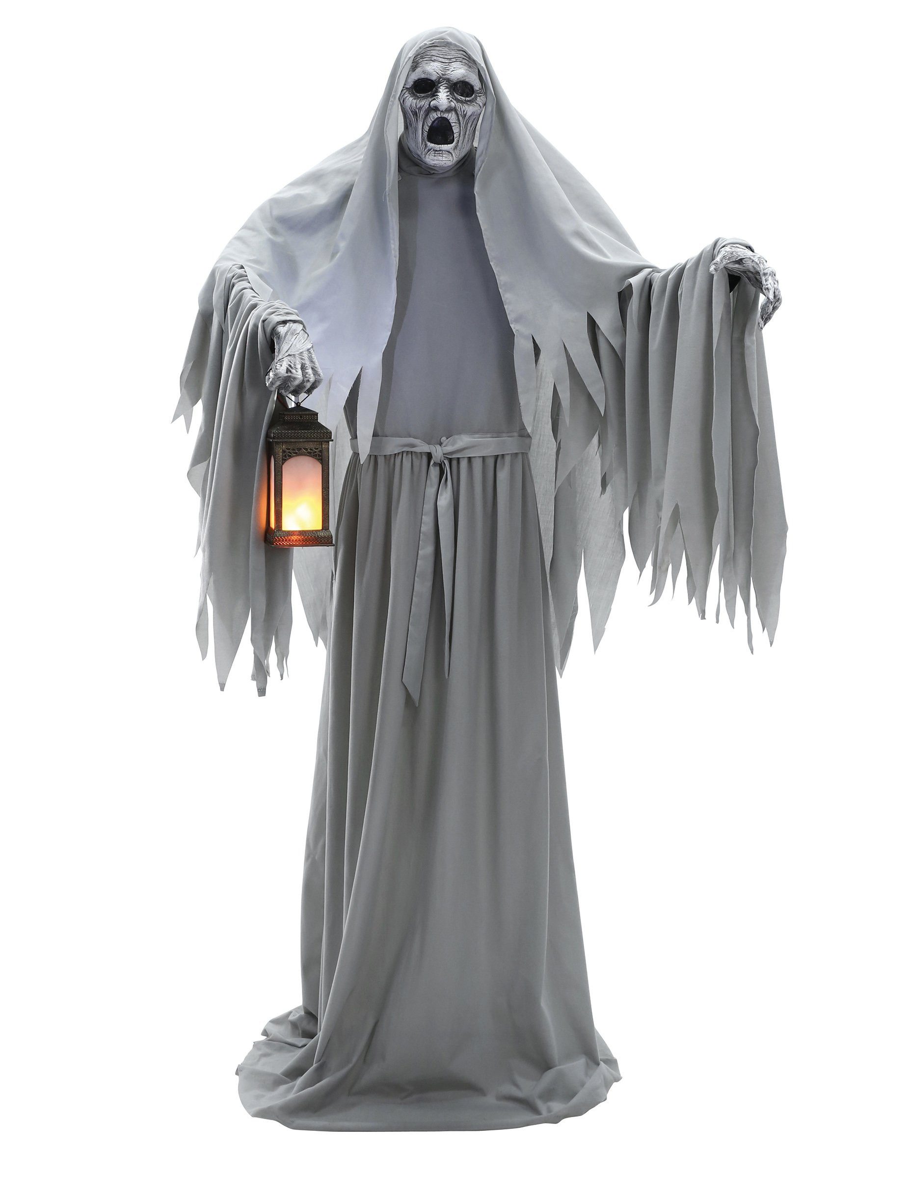 Palmer Kostüm Animatronic Schwebender Grauer Geist Deko 2,15m