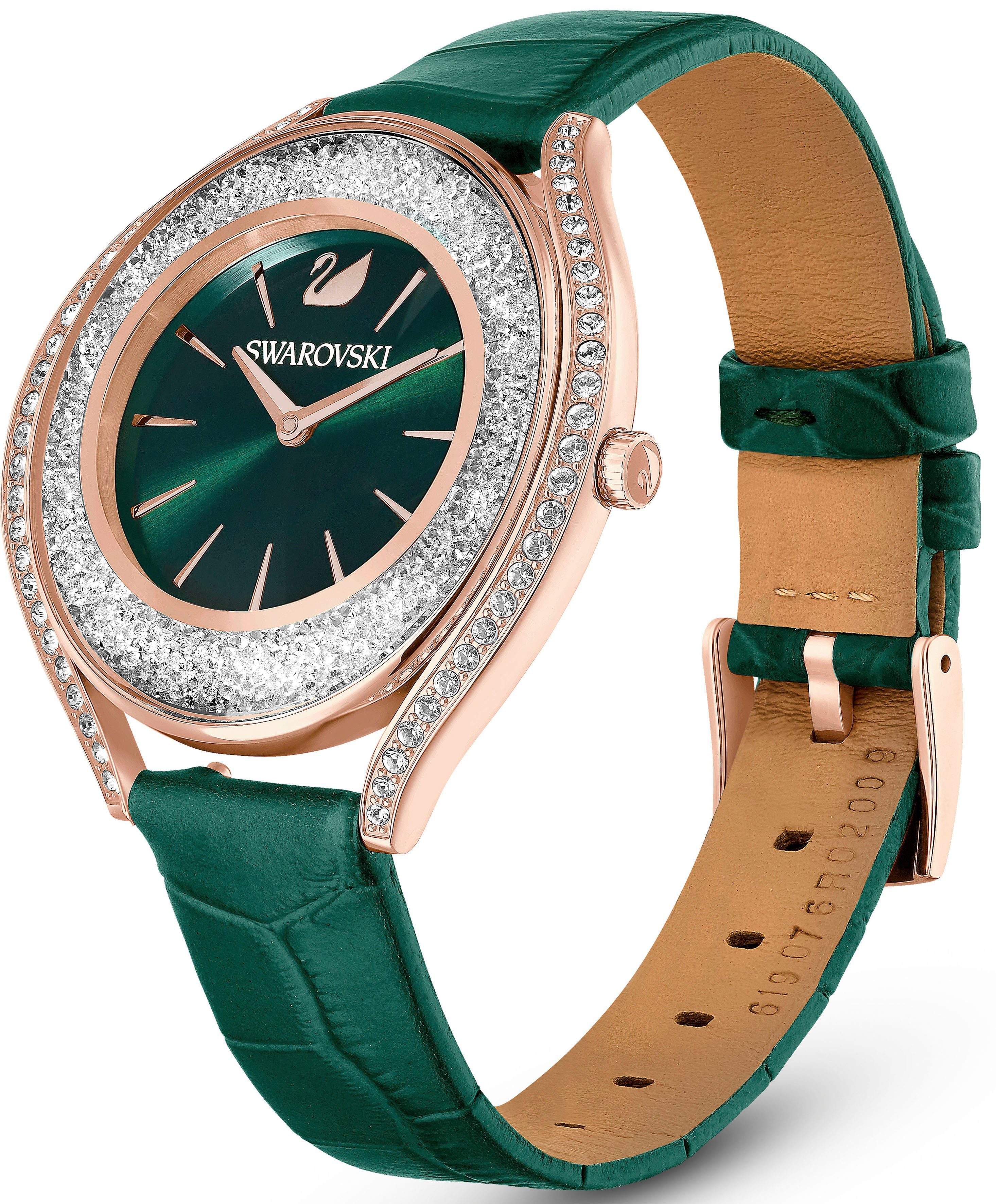 Swarovski Quarzuhr CRYSTALLINE 5644078, Armbanduhr, Damenuhr, Swarovski-Kristalle, Swiss Made