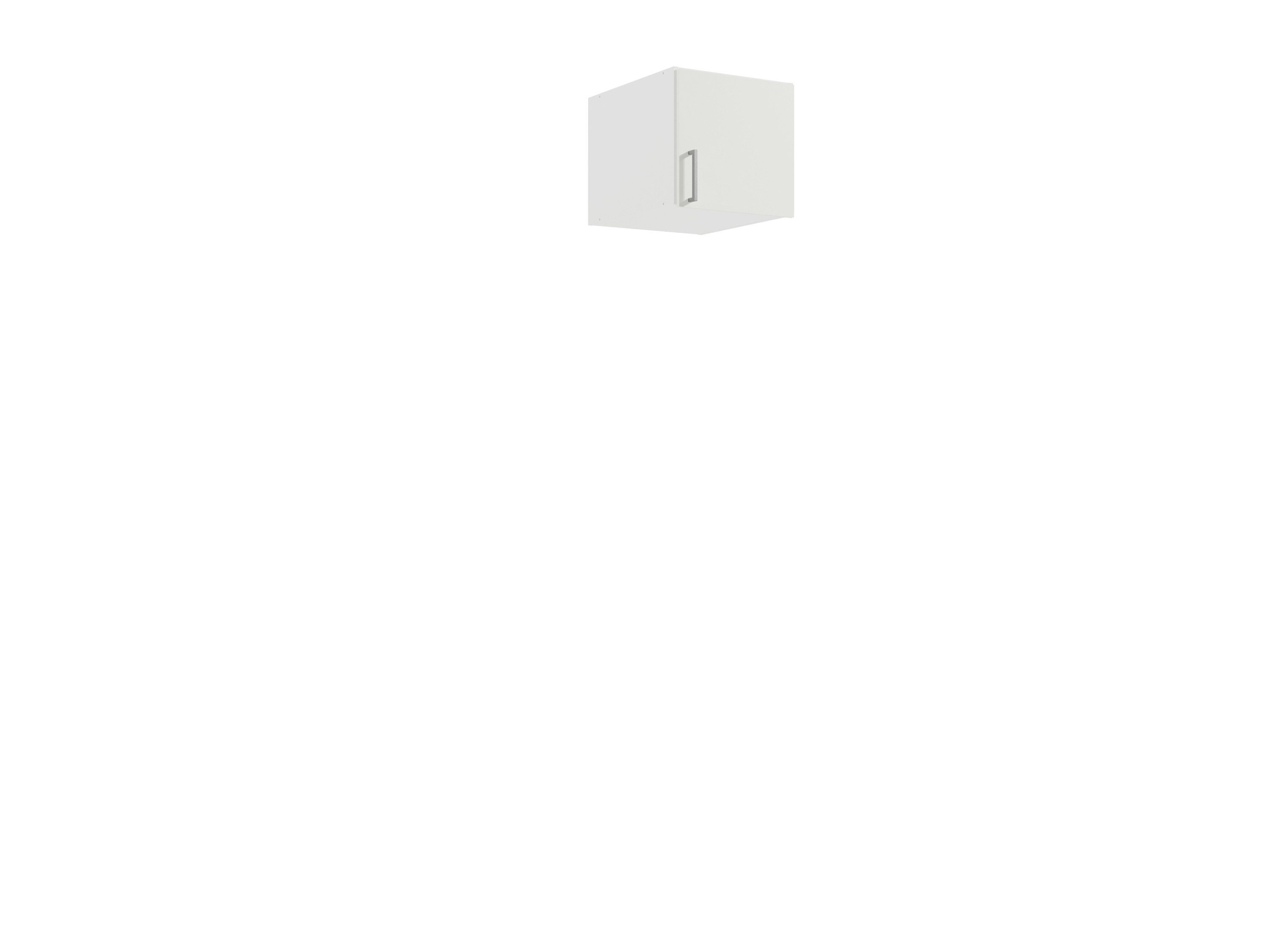 Raumhirsch Furniture Kleiderschrank Aufsatzschrank, Schrankaufsatz, Erweiterung für Kleiderschrank (Maße: 46,2 x 40 x 53,5 cm (1 Tür, großes Fach) kompakte Bauweise, geeignet für verschiedene Räume