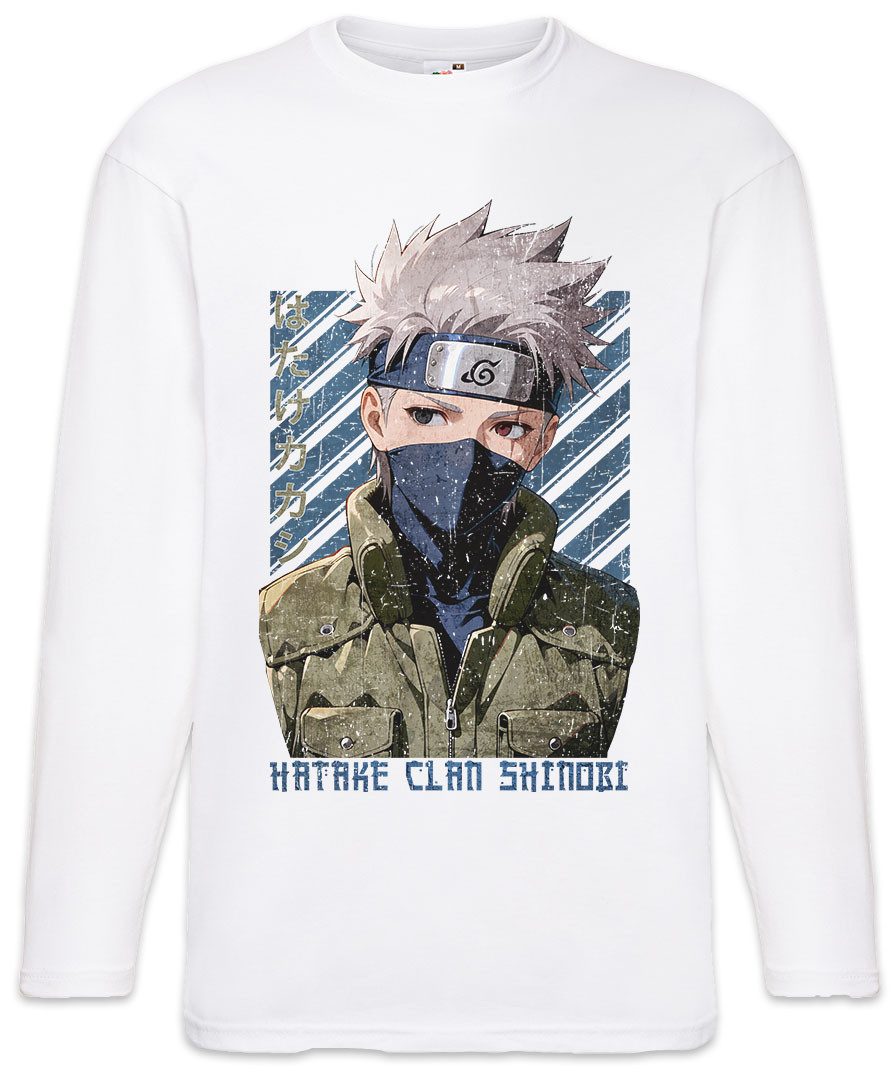 Langarmshirt Hatake Clan Langarm T-Shirt Shinobi System Anime Naruto Dattebayo