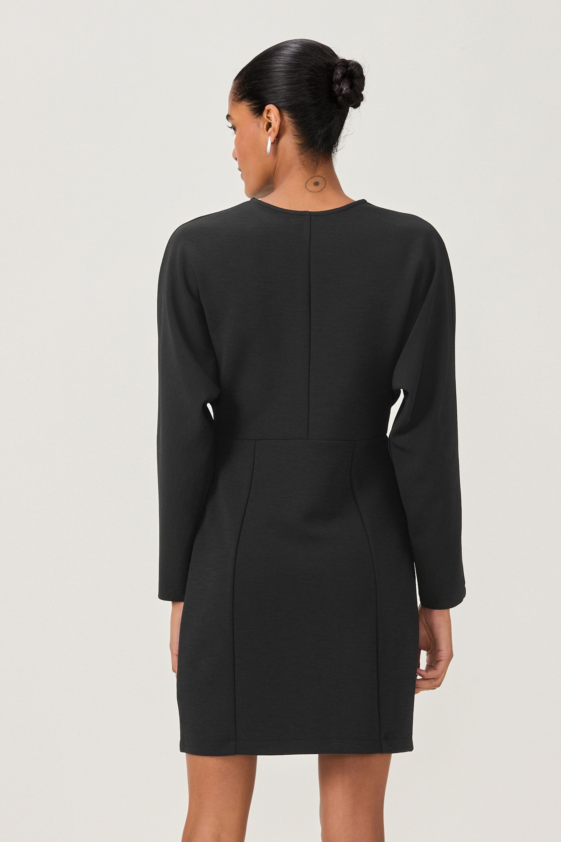 Next Minikleid Langärmeliges Minikleid mit Reißverschluss günstig online kaufen