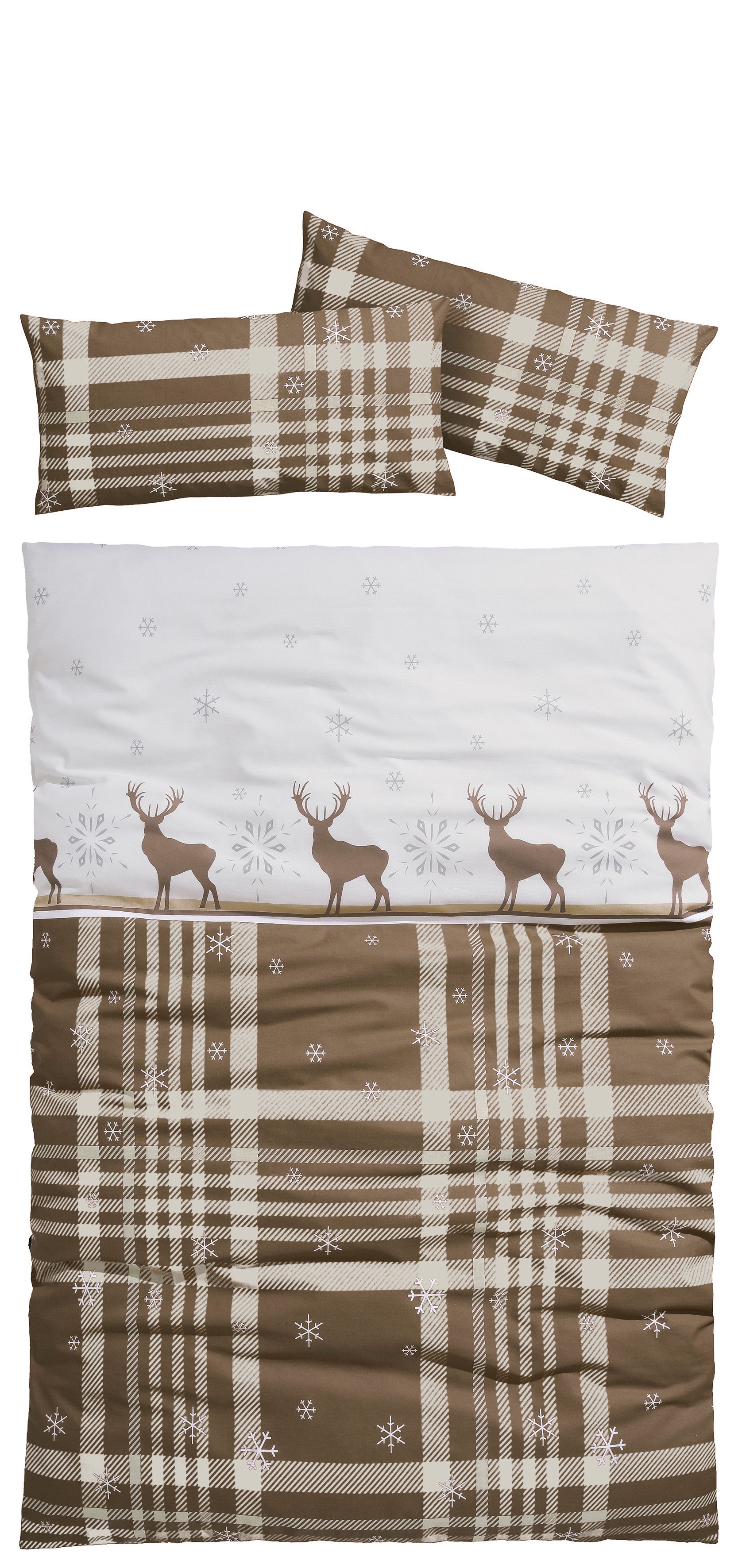 my home Bettwäsche Wenda, Polycotton recycelt, günstig online kaufen