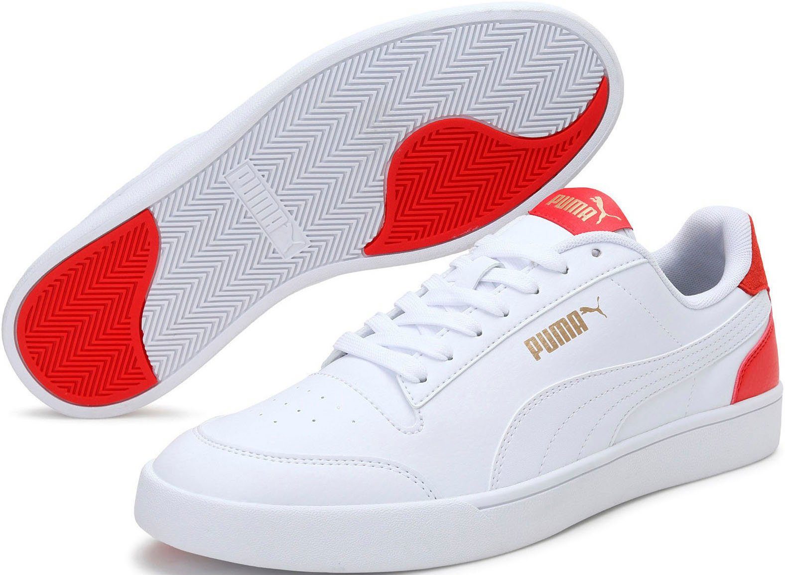 puma shuffle low top casual shoes