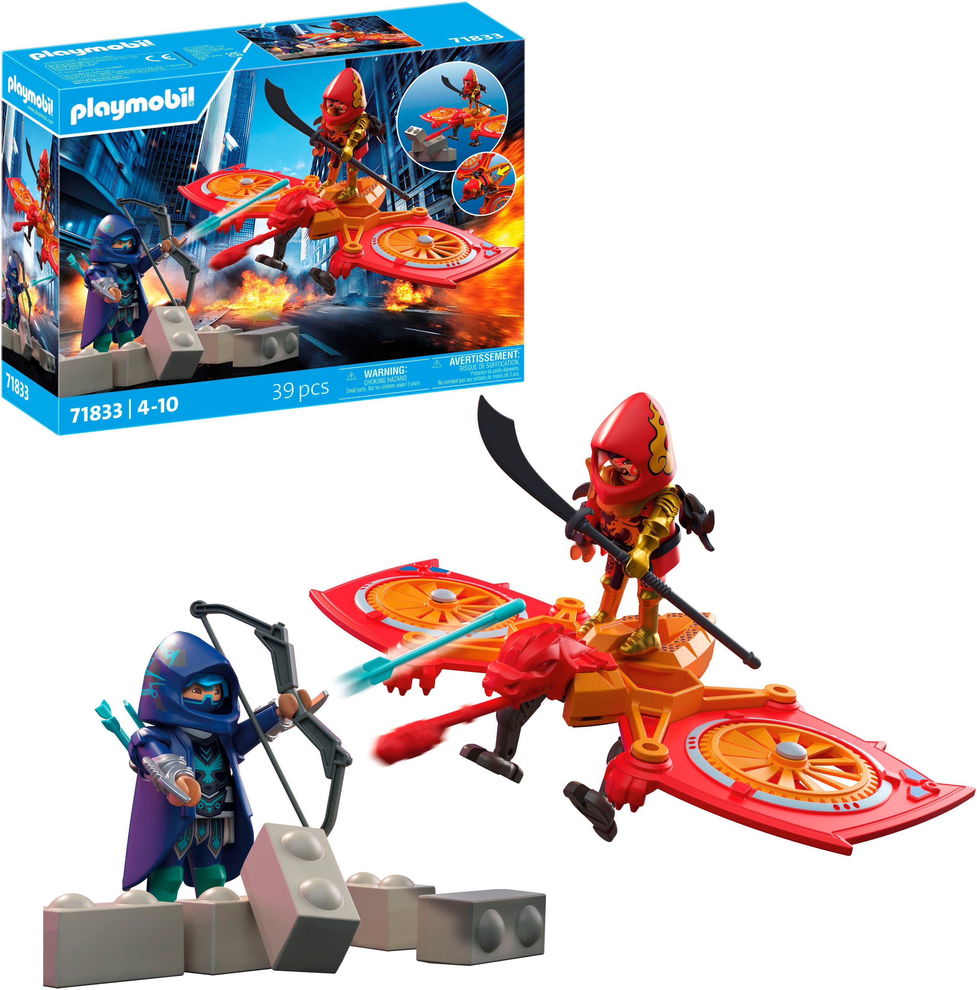 Playmobil® Helden-Drohne gegen bösen Ninja (71833), günstig online kaufen