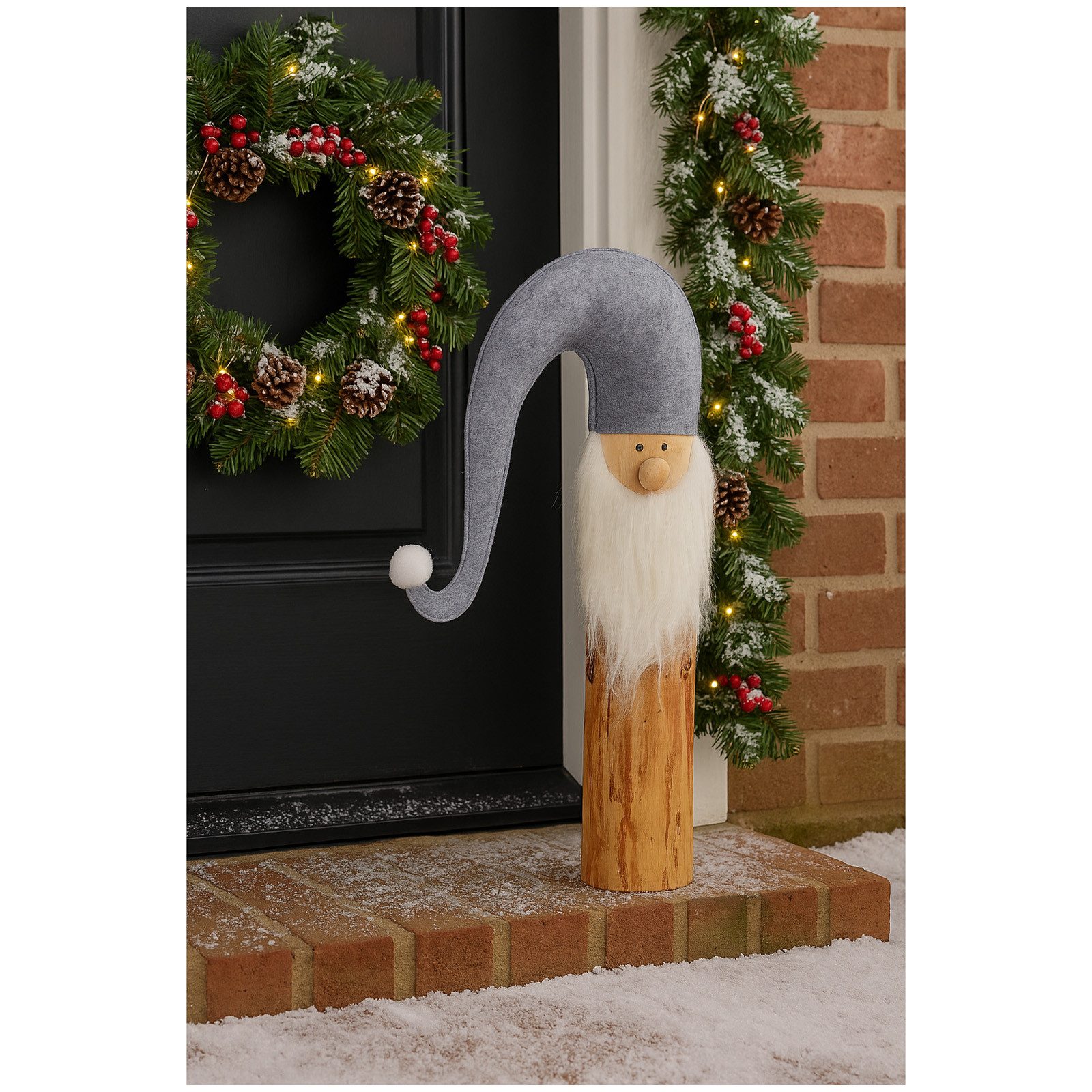 HTI-Living Weihnachtsfigur stehender Filzwichtel Höhe 58 günstig online kaufen