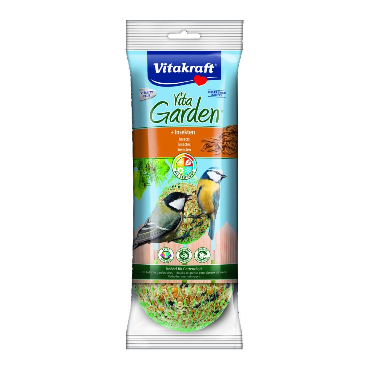 Vitakraft Vita Garden Knödel mit Insekten, 4 Stück