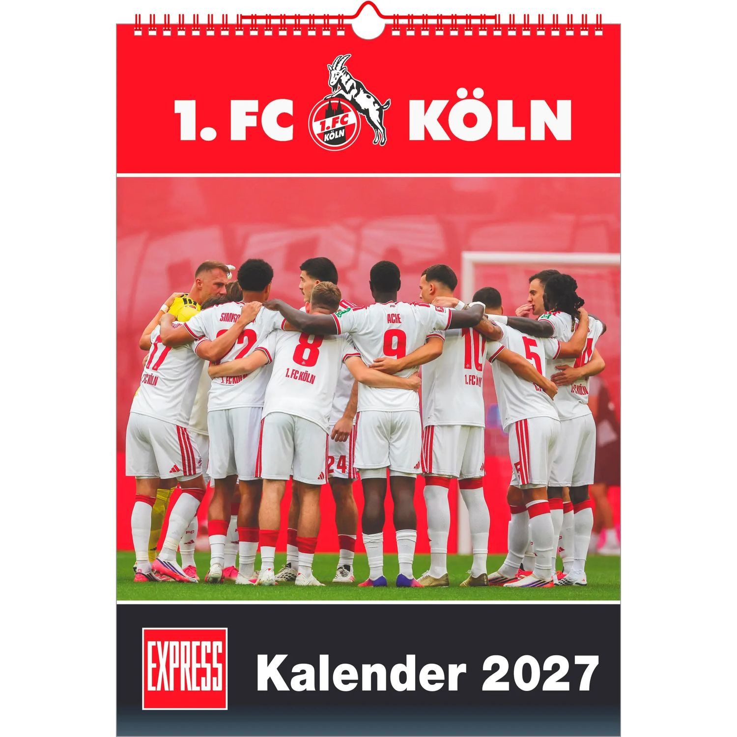 Alpha Edition Wandkalender 1. FC Köln 2027