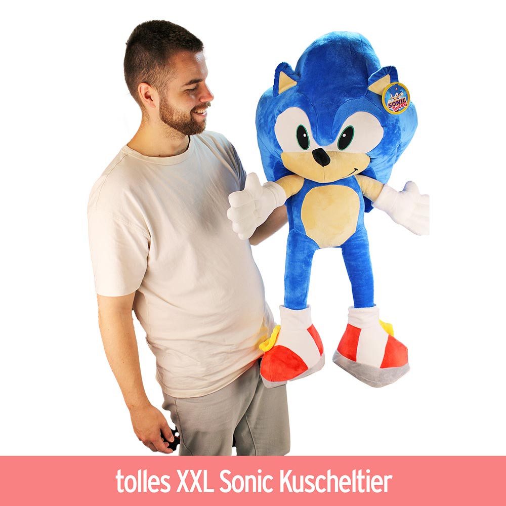 BEMIRO Tierkuscheltier Sonic Plüschtier XXL - günstig online kaufen