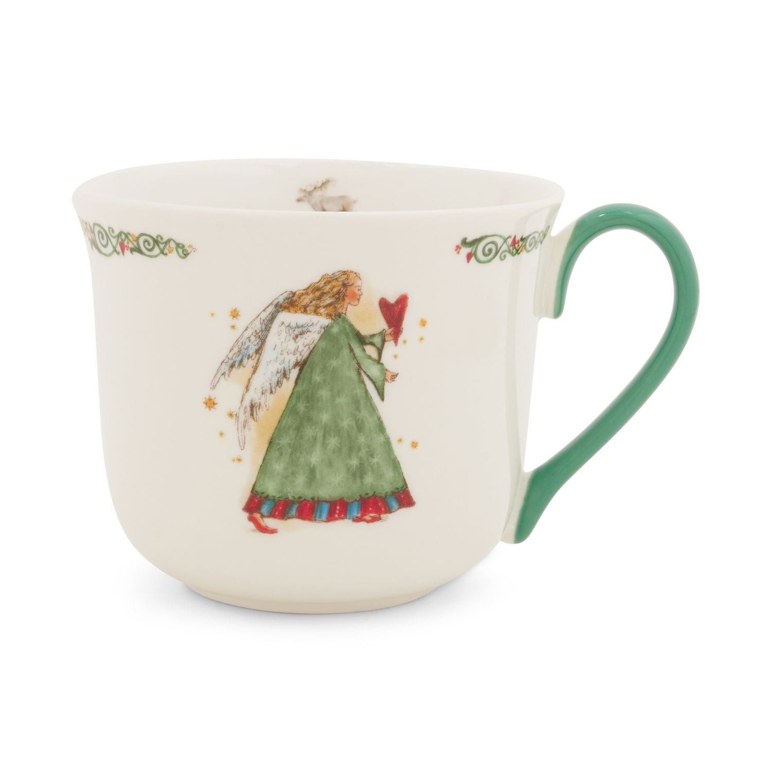 Tasse Tasse Engel grün, New Bone China