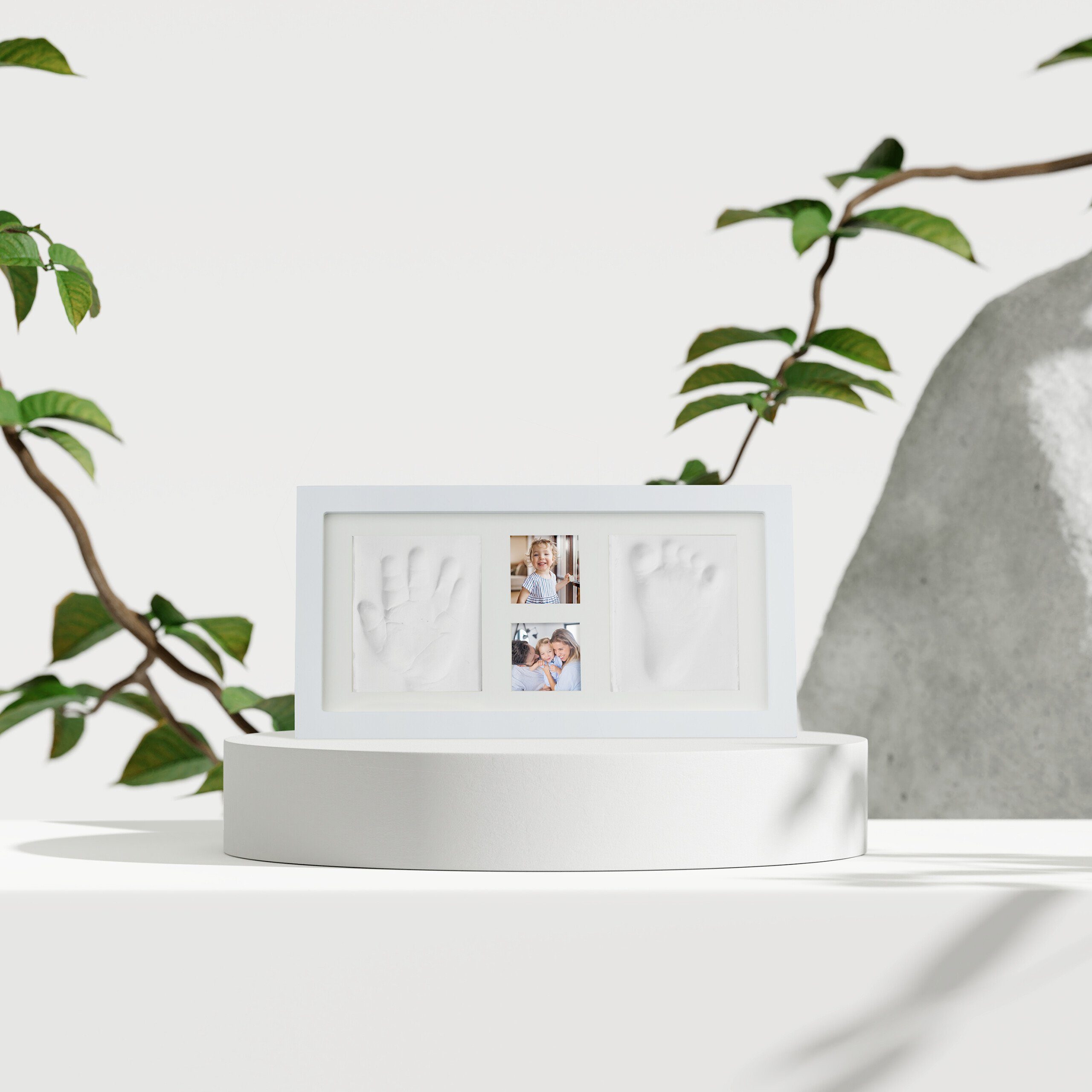 relaxdays Bilderrahmen Baby Gipsabdruck Set mit günstig online kaufen