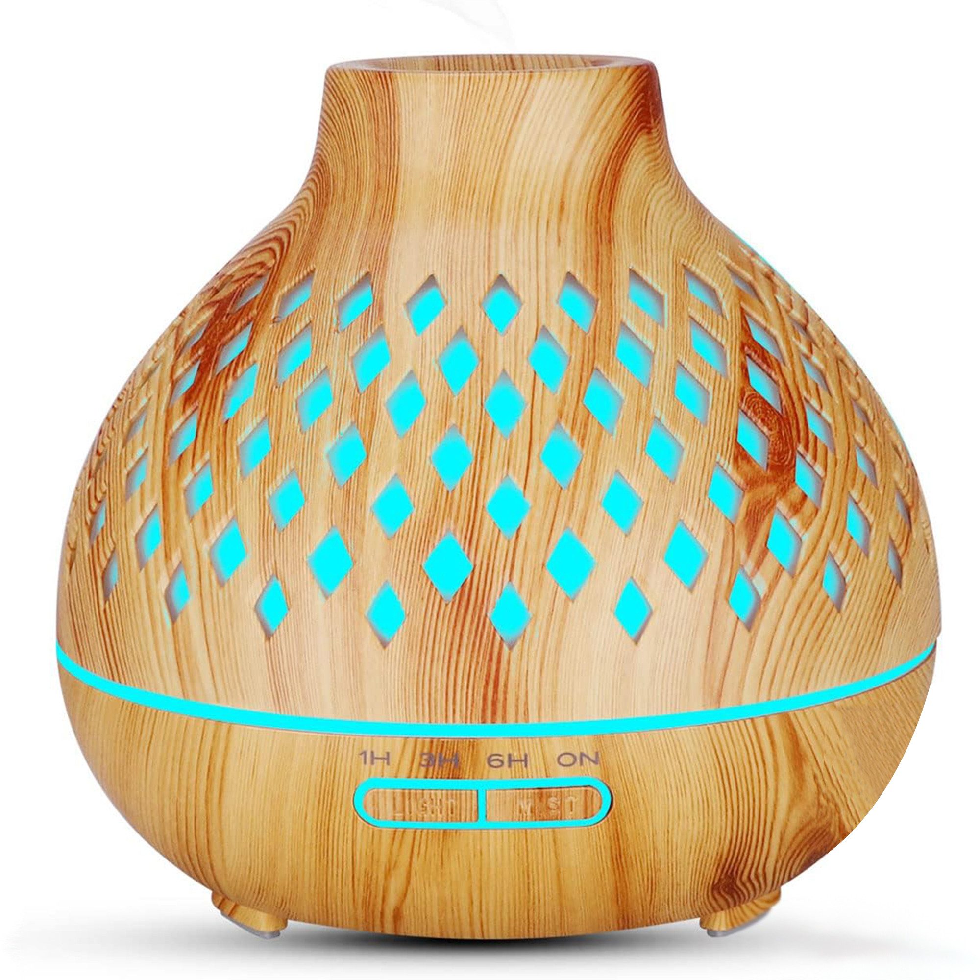 Luftbefeuchter Diffuser Ultraschall Aroma Diffusor Luftbefeuchter 550ml mit 7 Farben