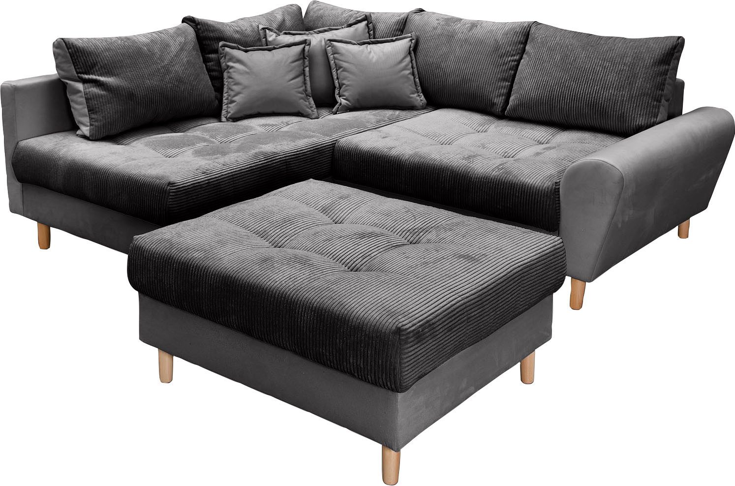 Home affaire Ecksofa Rice L-Form, B: 223 cm - OTTO. Verlässliche Qualität., günstig online kaufen