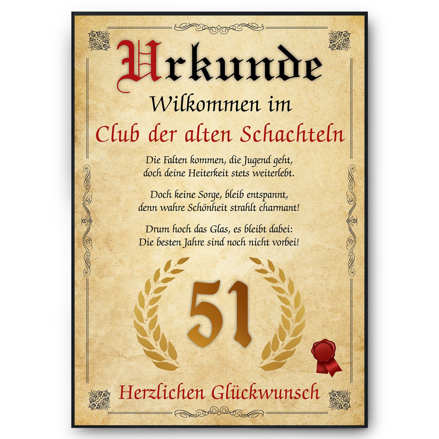 Tigerlino Poster Geburtstag Mann Geschenk Lustige günstig online kaufen