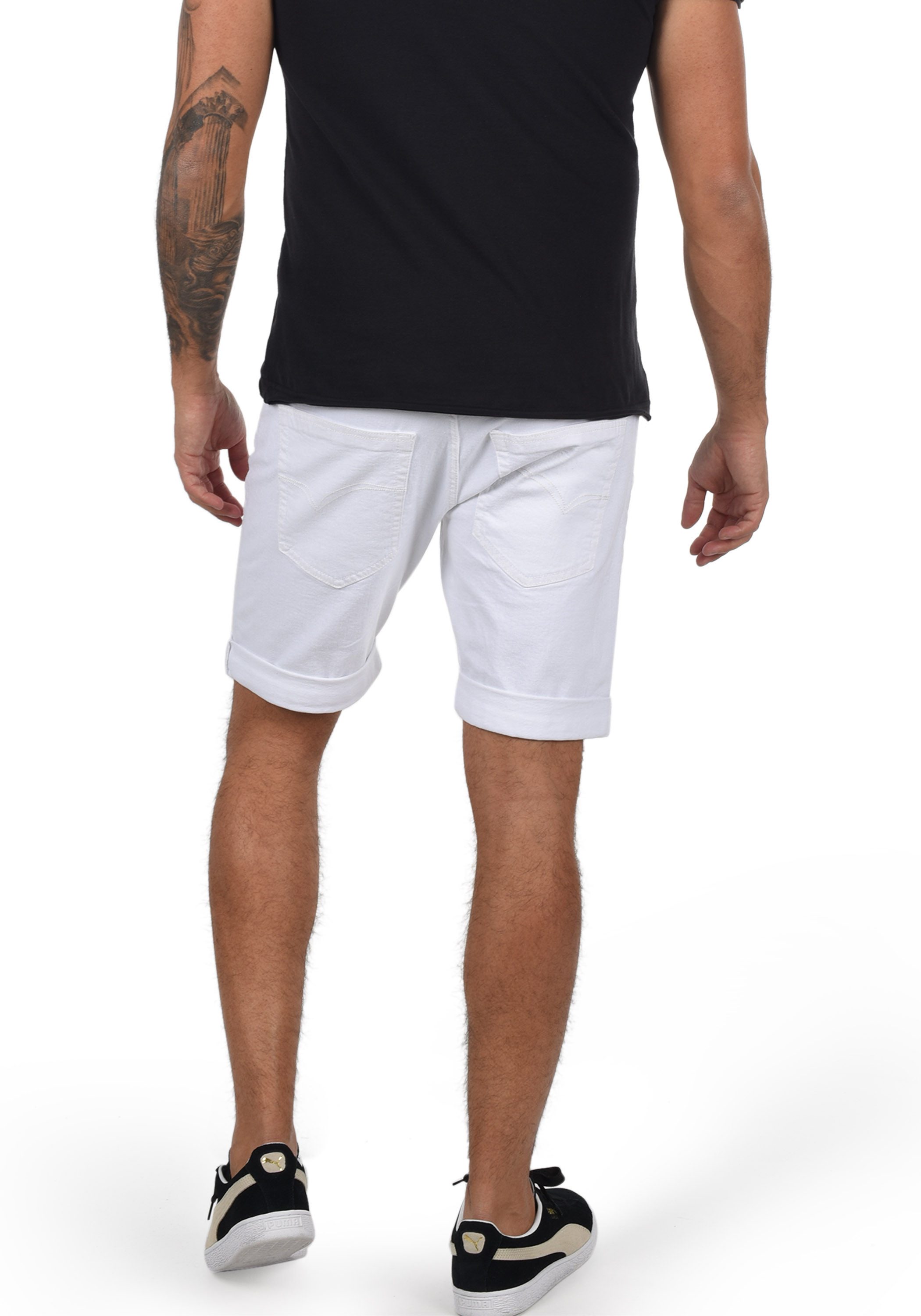 Indicode Jeansshorts IDHallow Kurze Hose mit Destroyed-Effekten