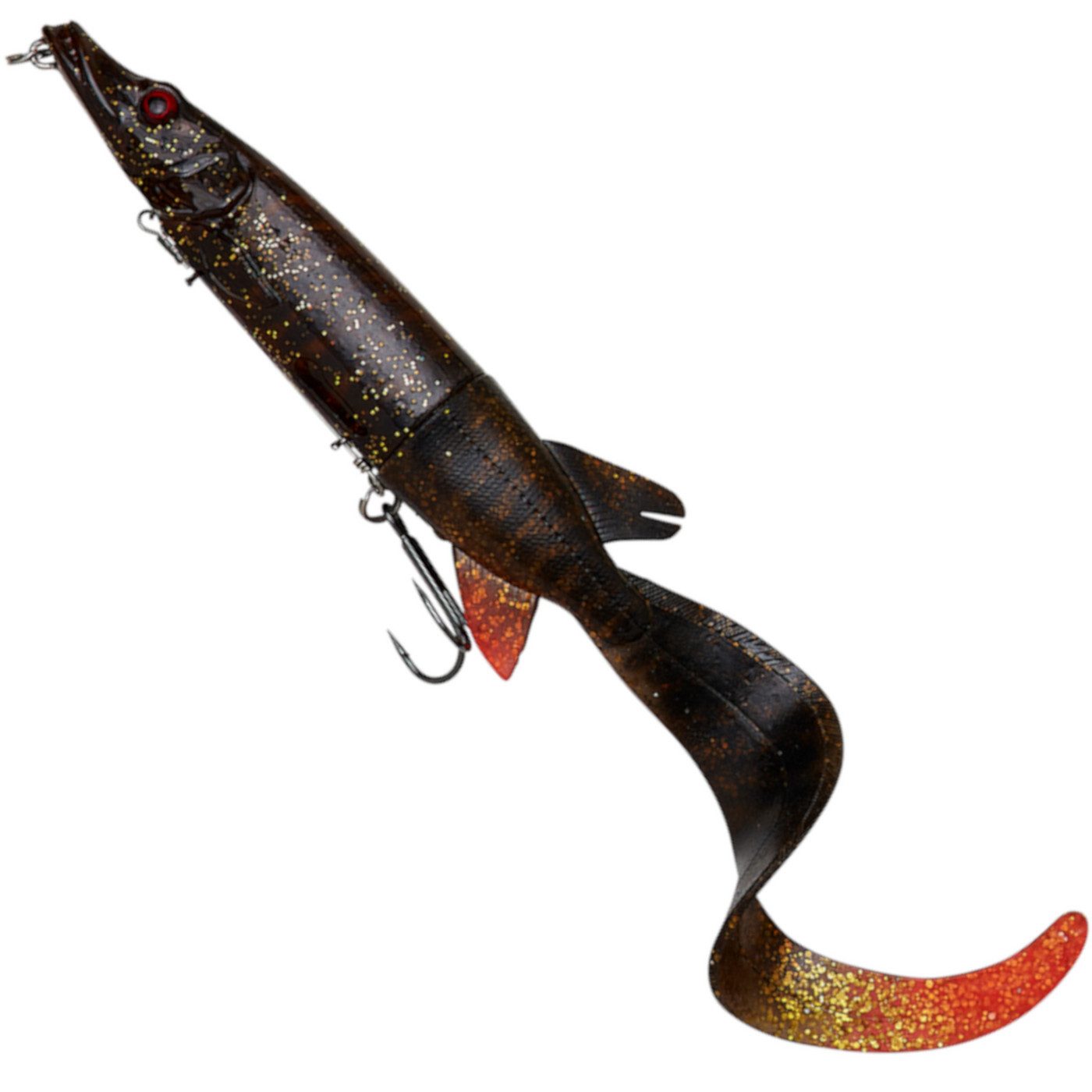 Savage Gear Kunstkder Savage Gear 3D Hybrid Pike 17cm 47g Slow Sink -  Gummikder