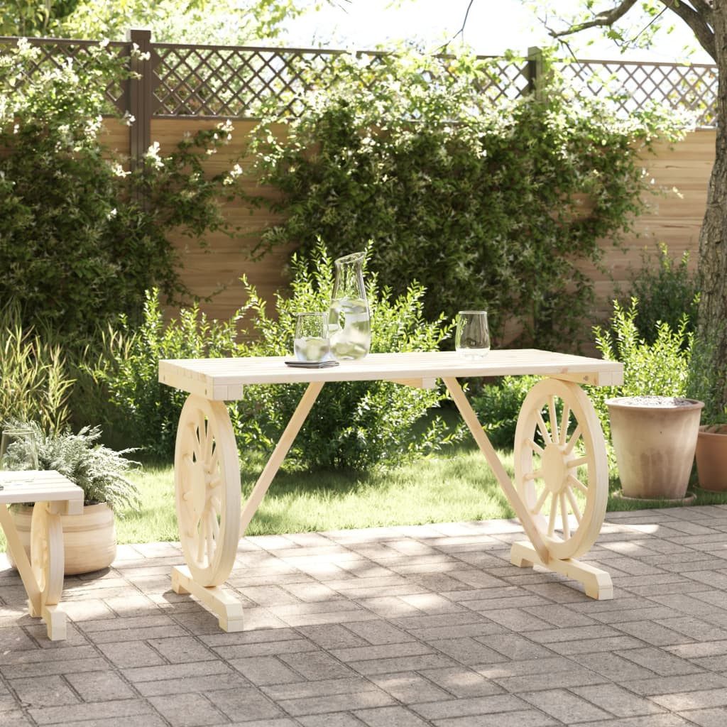 vidaXL Gartentisch Gartentisch 115x55x65 cm Massivholz günstig online kaufen