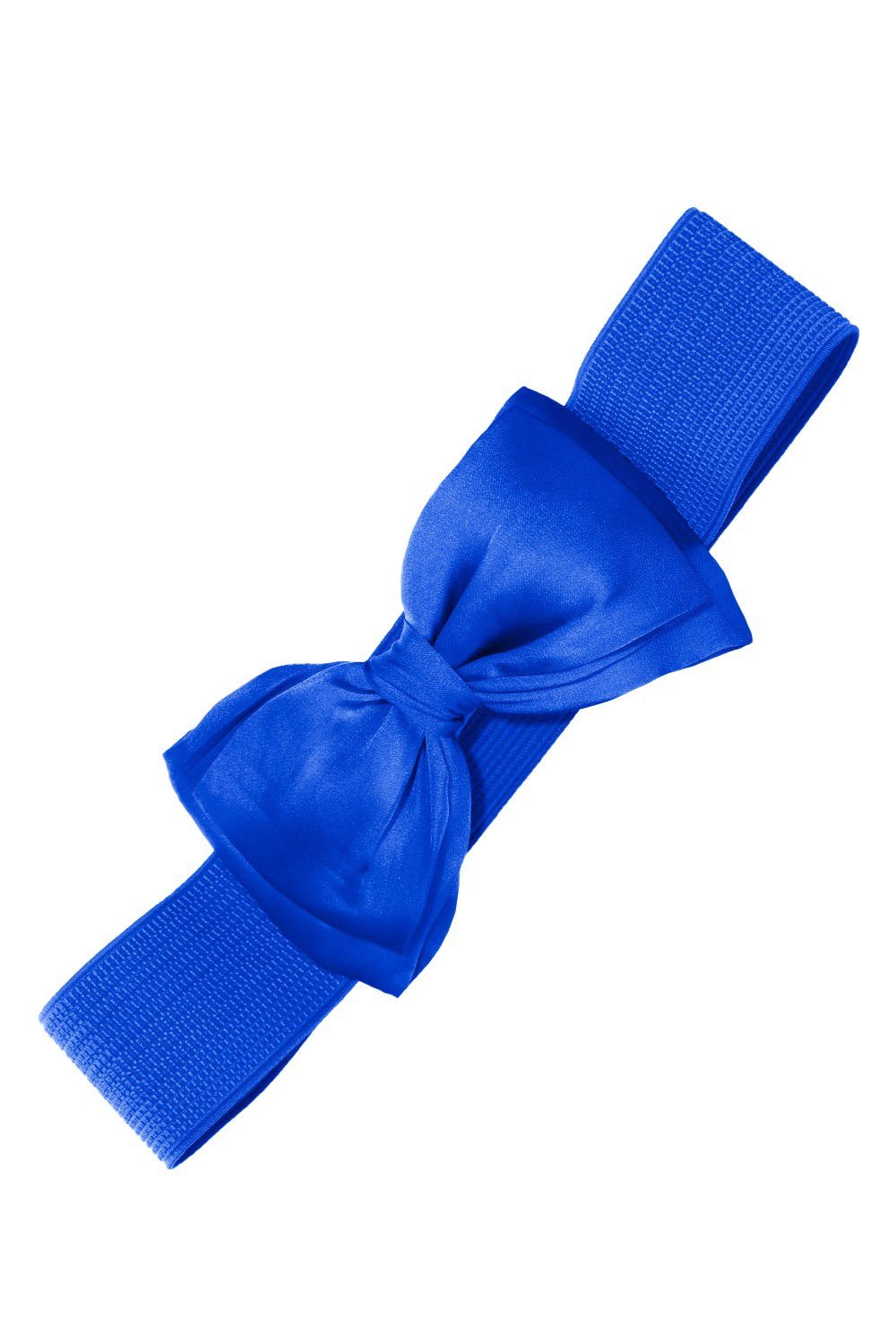 Banned Taillengürtel Bella Belt Blau Vintage Schleife Retro Stretchgürtel