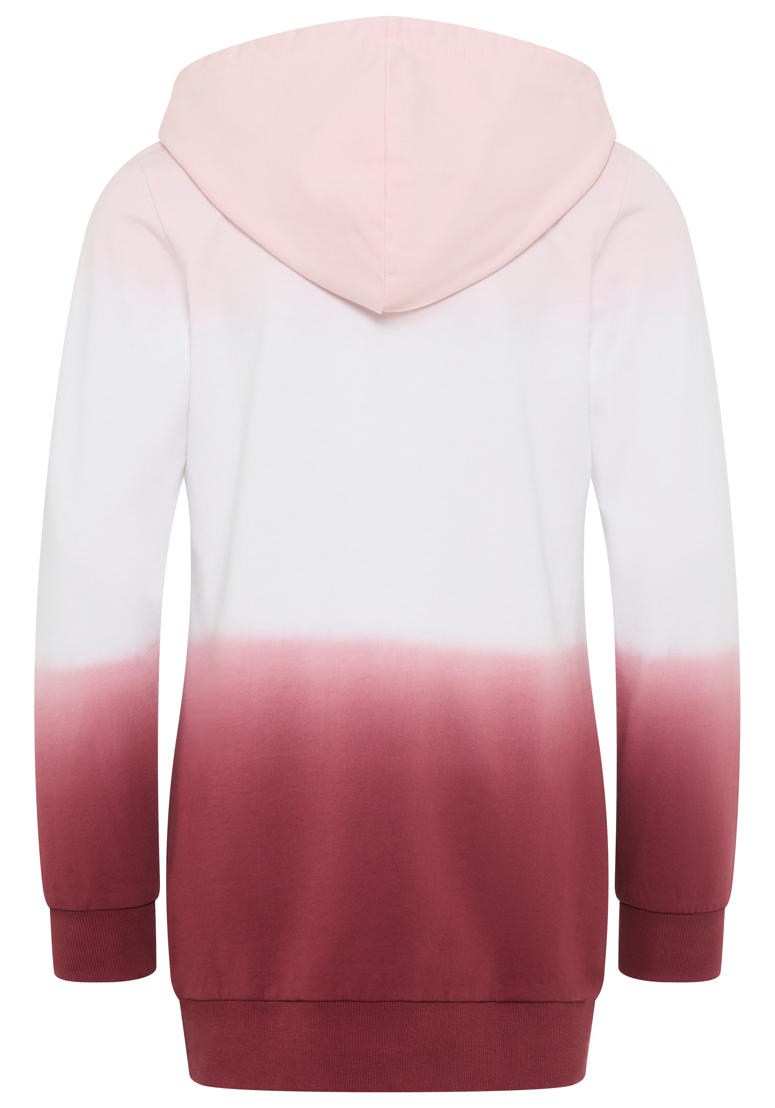 KangaROOS Kapuzensweatshirt, Longsweatshirt mit Farbverlauf Langarm günstig online kaufen