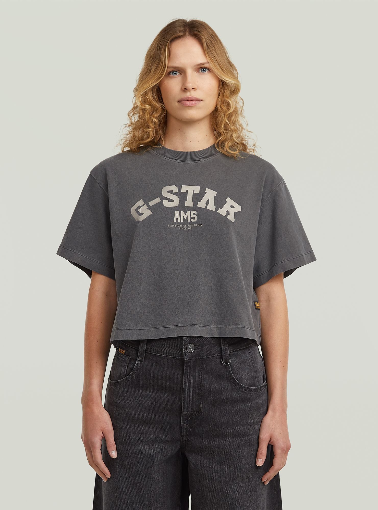 G-STAR T-Shirt Washed Boxy T-Shirt günstig online kaufen