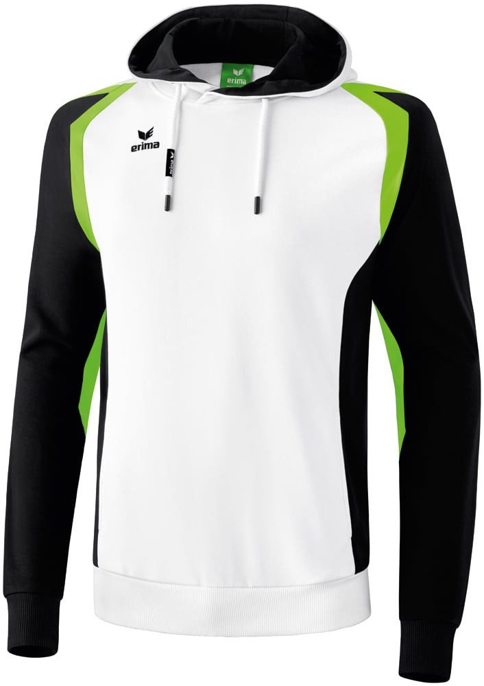 Erima Kapuzenpullover Hoodie Razor 2.0 weiss/schwarz/grün Herren