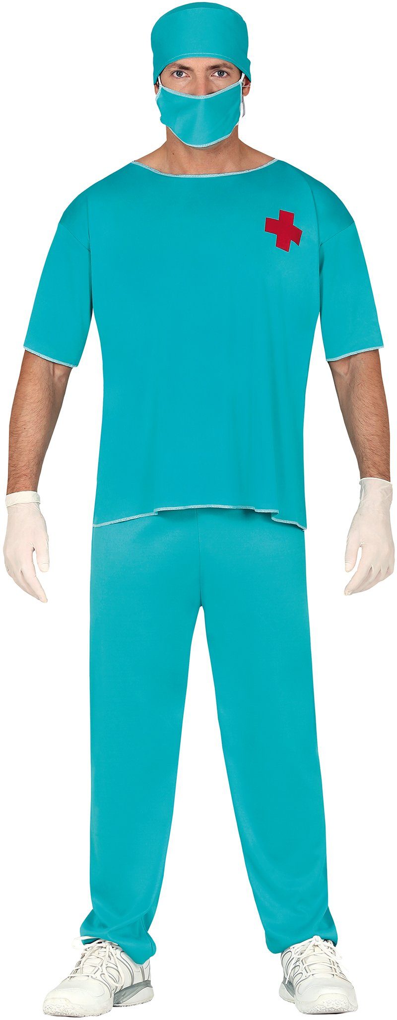 Fiestas Guirca Kostüm, Erwachsenen Outfit Chirurg für Herren inklusive ...