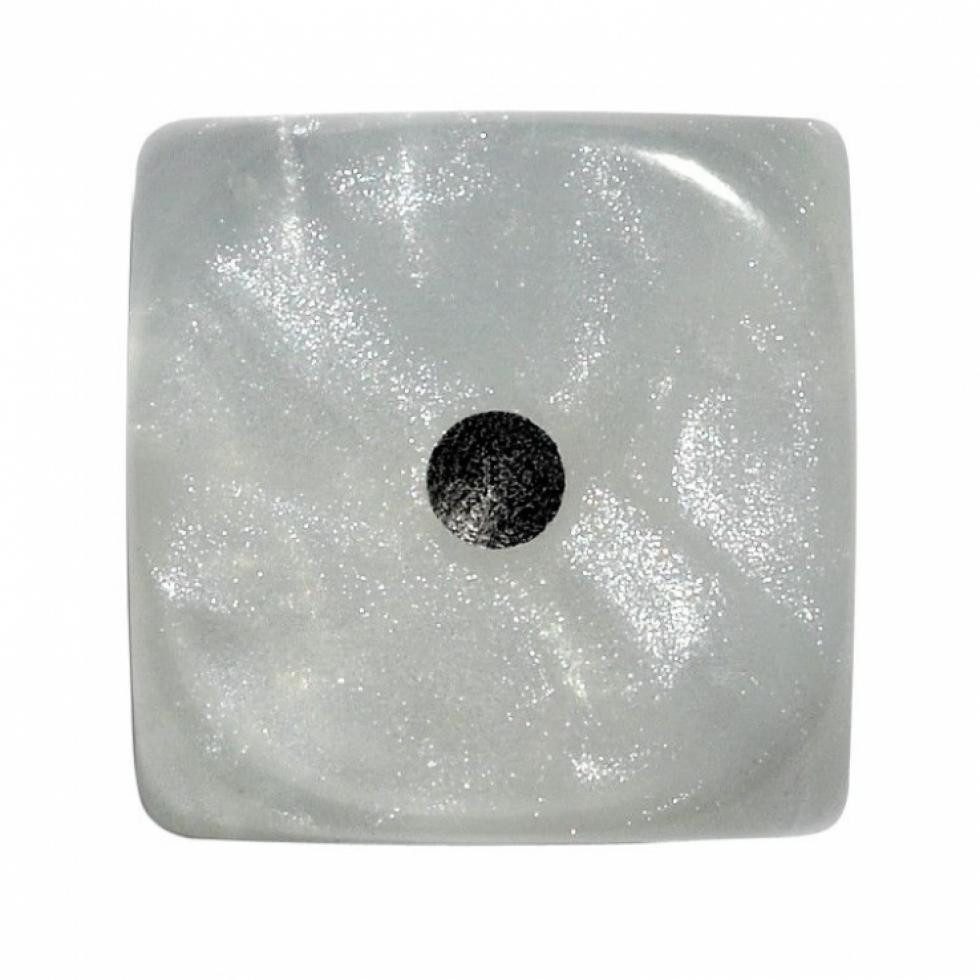 Philos Spiel, Würfel - 12 mm - weiß - pearl - 36 Stück