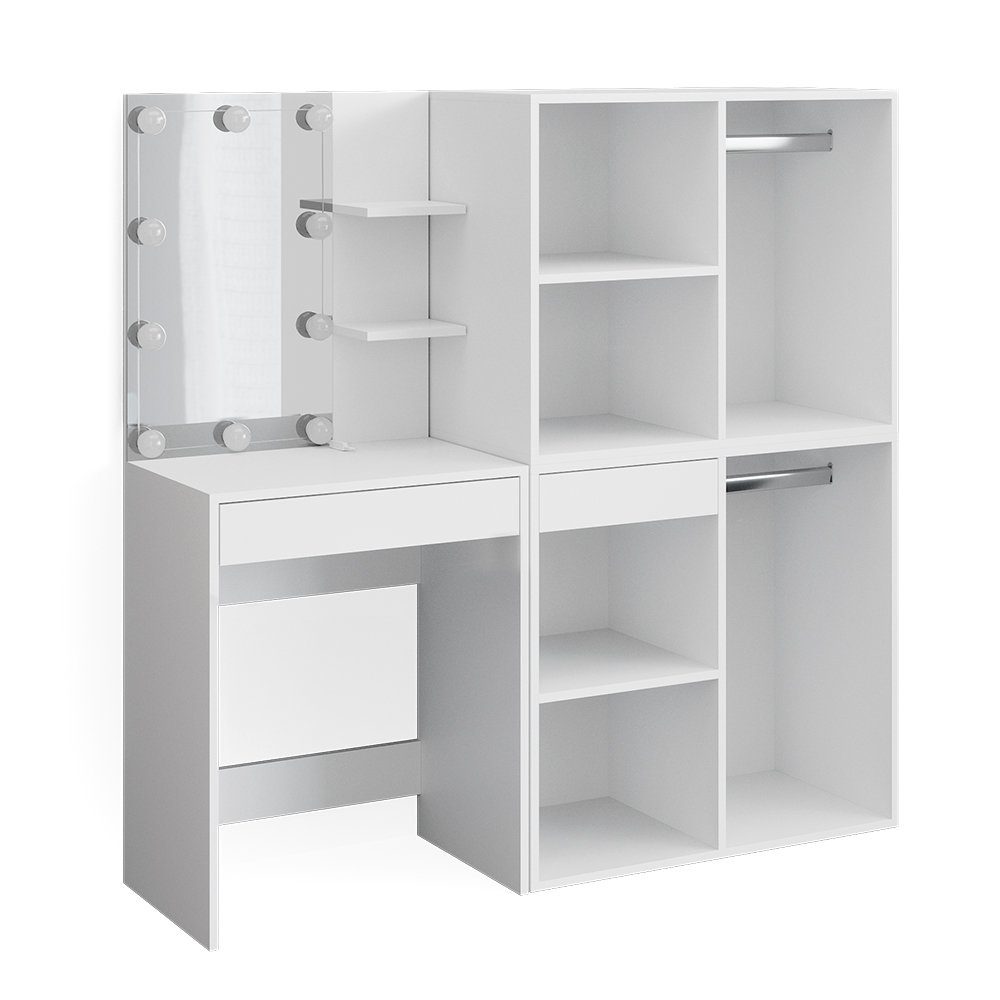 Vicco Schminktisch Isabelle, Weiß, 140 cm günstig online kaufen
