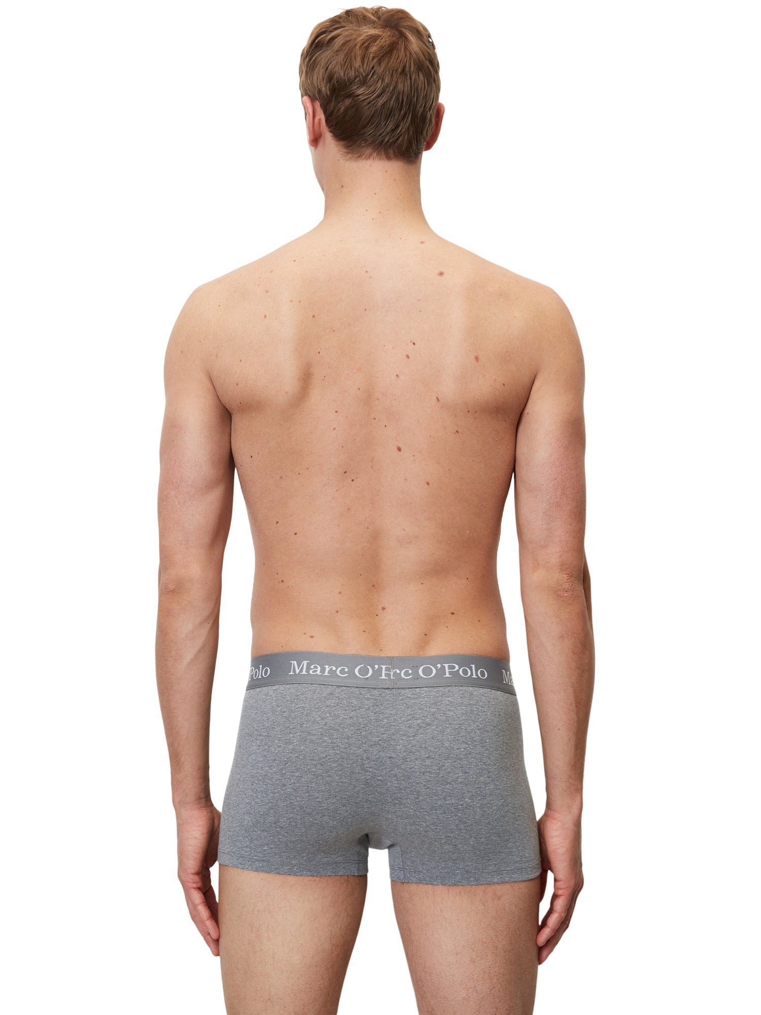 Melange Unterhosen Fünferpack (5-St) Marc Black/Beetle/Grey Basic Boxershorts O'Polo Boxershorts