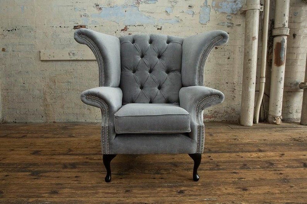 Chesterfield-Sessel Chesterfield Sessel 1-Sitzer Sofa Premium Qualität Polstersofa