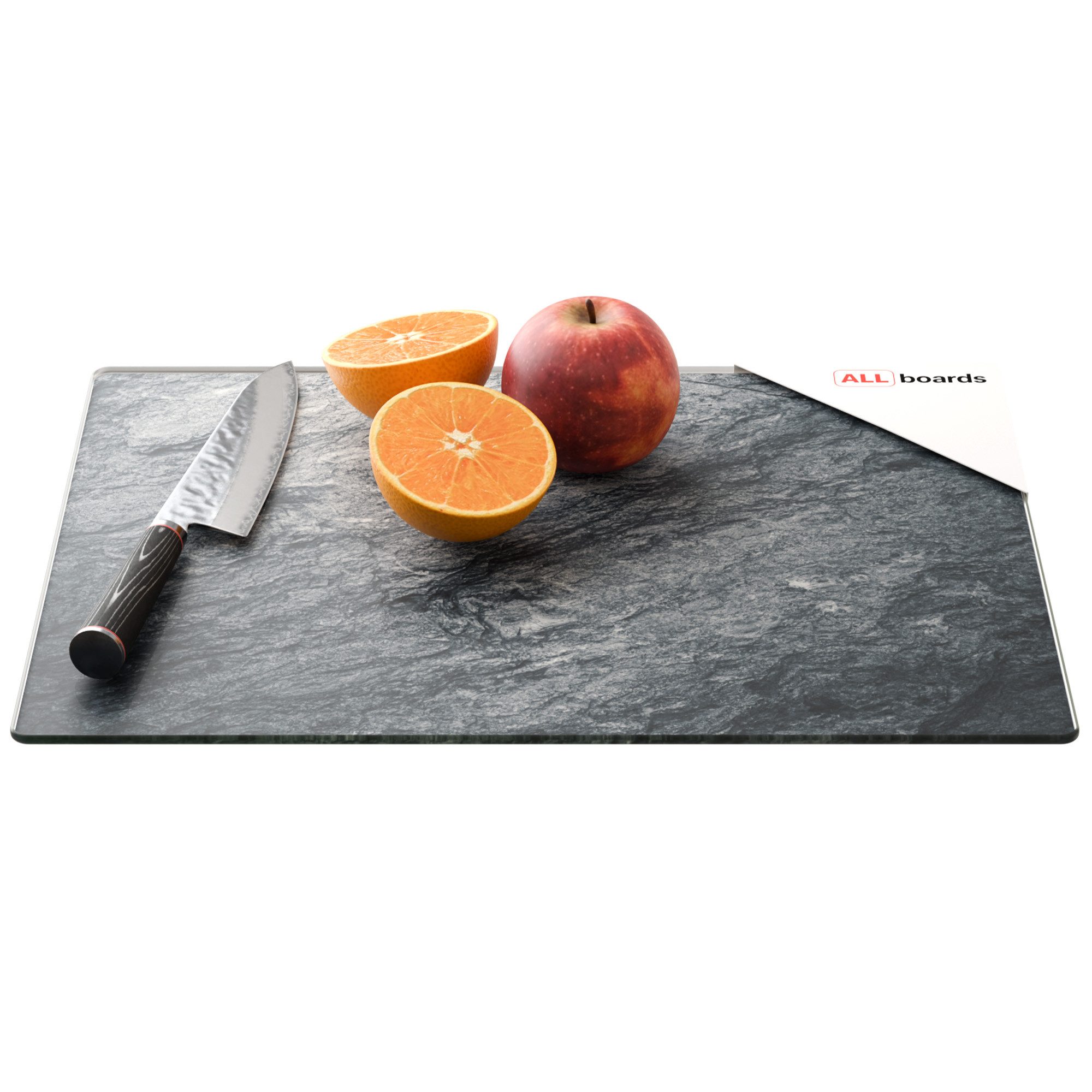 ALLboards Schneidebrett Glas Herdabdeckplatte Schneidebrett Arbeitsplatte Herdschutz, Glas