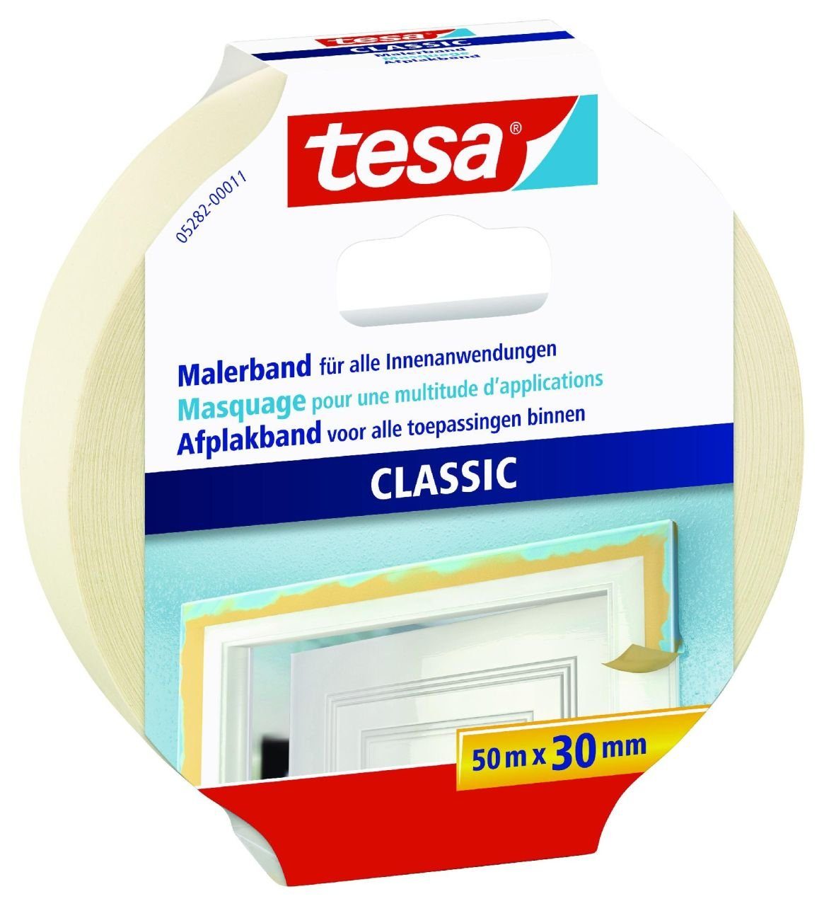 tesa Kreppband tesa Classic m 50 x mm Malerkreppband Premium 30