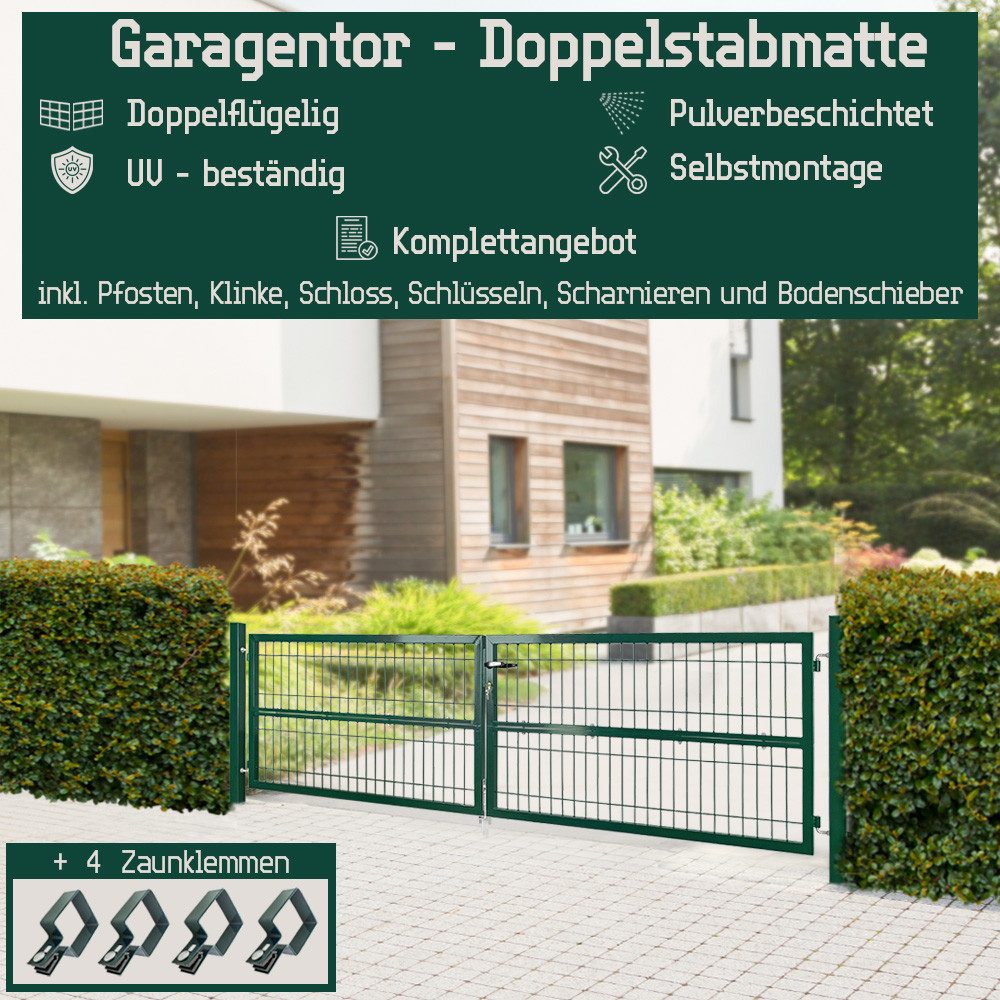 V2Aox Gartentor Gartentor Gartentür Zauntür Zauntor günstig online kaufen
