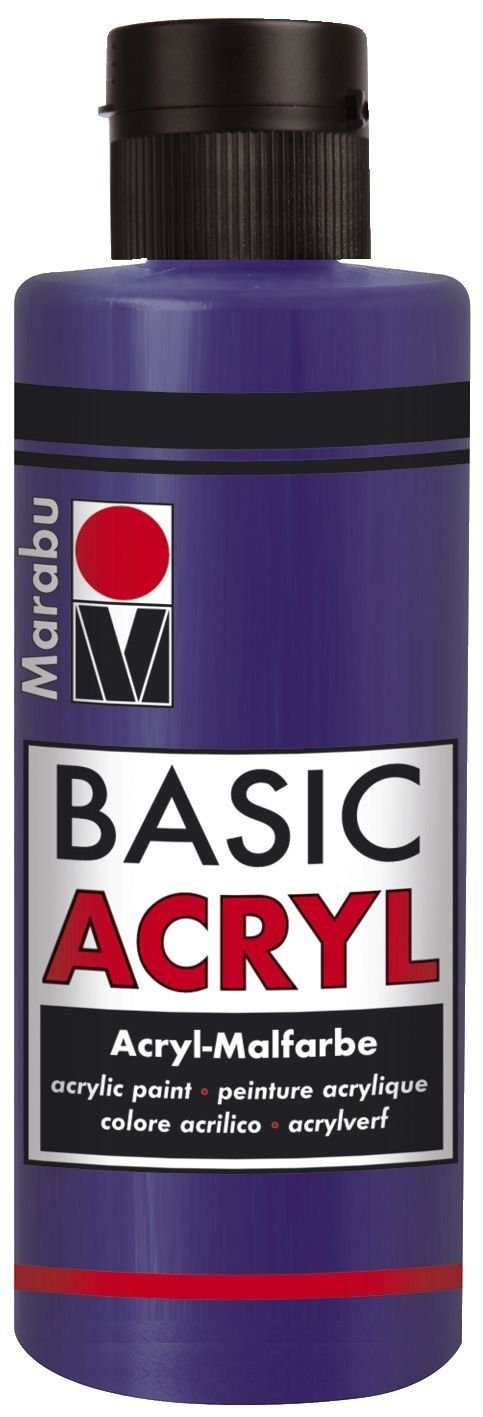 Marabu Kugelschreiber Basic Acryl - Violett dunkel 051, 80 ml