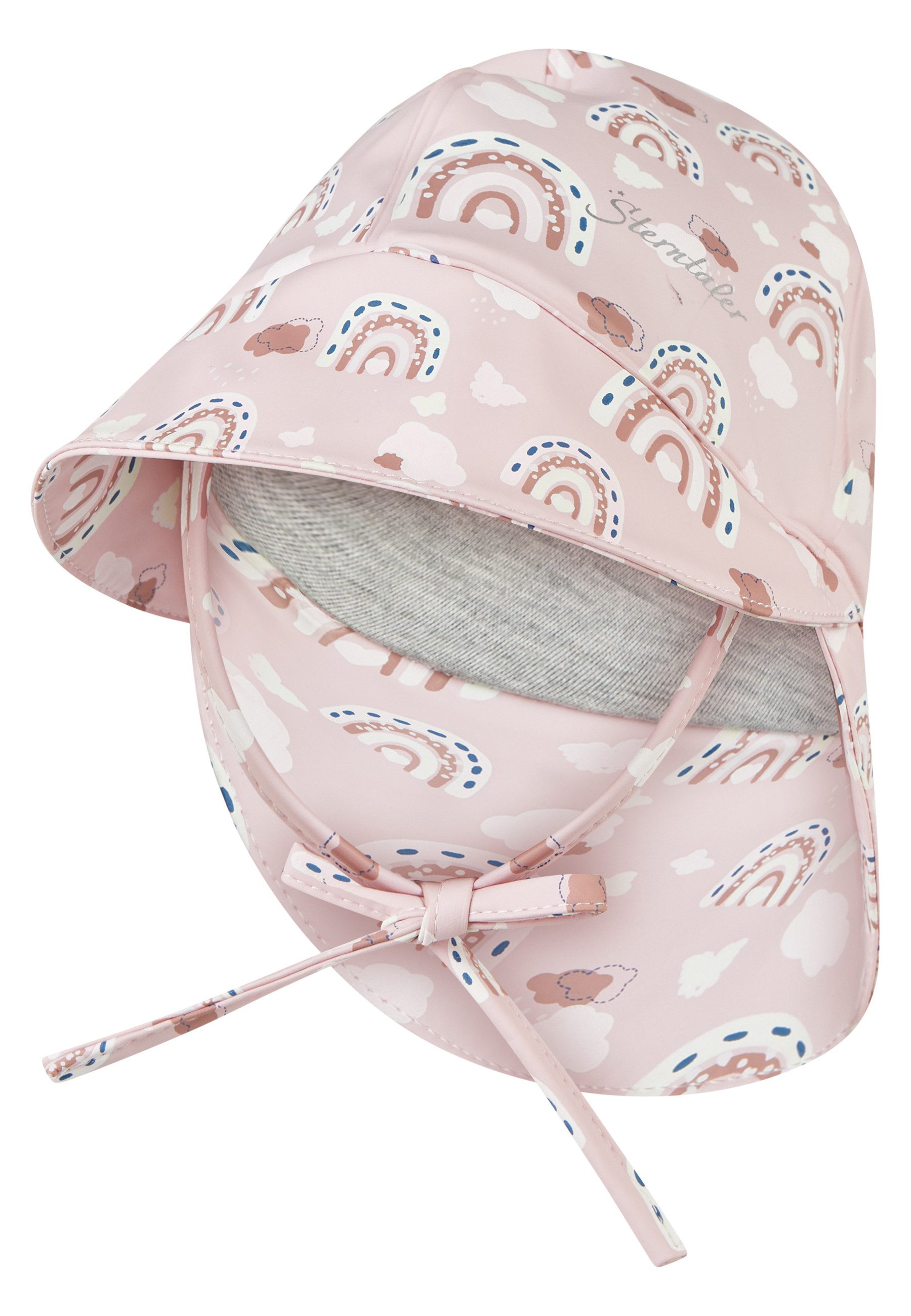 Sterntaler® Sonnenhut Farbwechsel Regenhut Regenbogen (1-St) Wasserdichter Regenhut mit Farbwechsel und Jerseyfutter