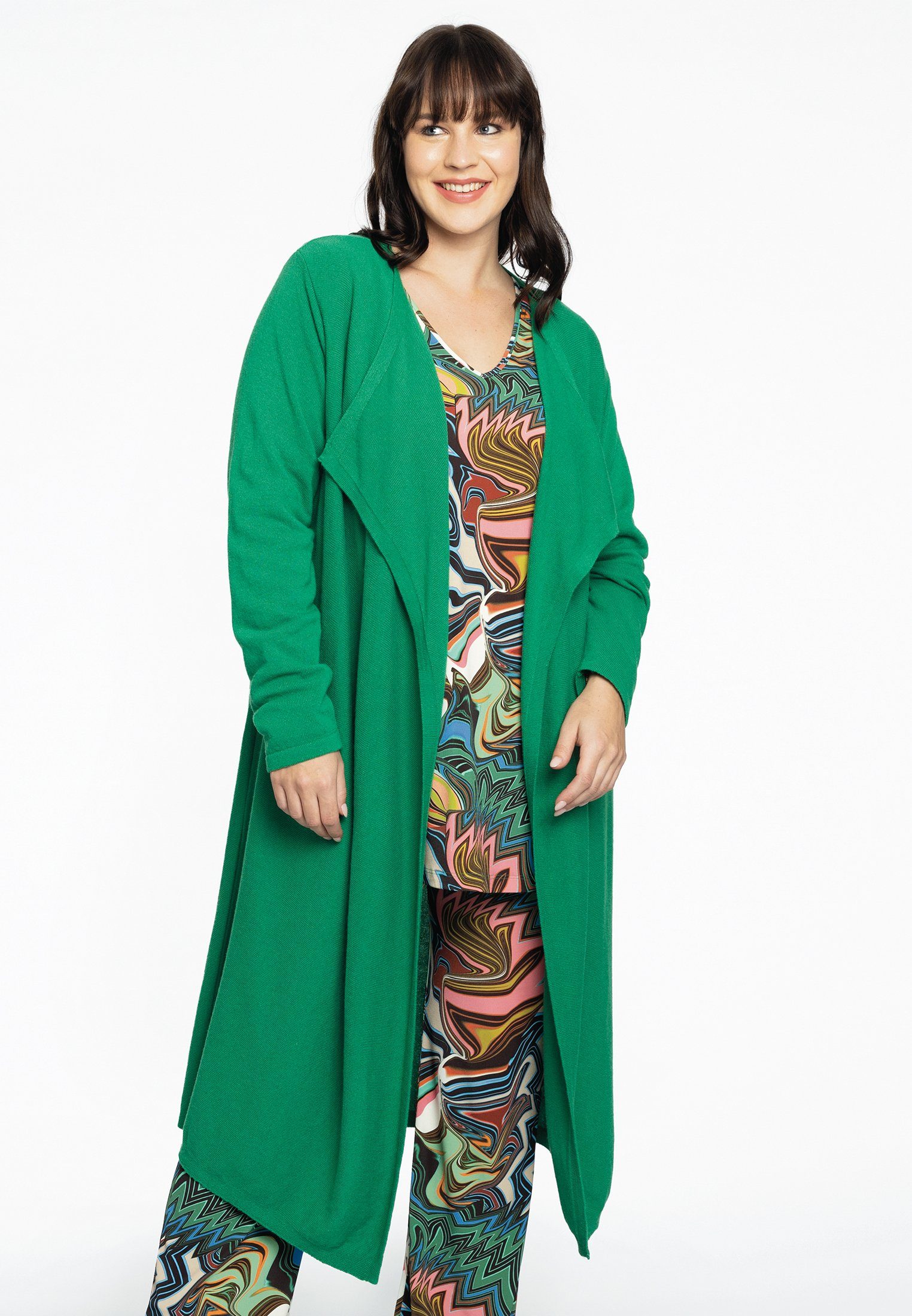 YOEK Cardigan Damen Strickjacke Große Größen