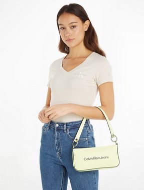 Calvin Klein Jeans Schultertasche SCULPTED SHOULDER POUCH25 MONO, mit großflächigem Markenlogo vorne