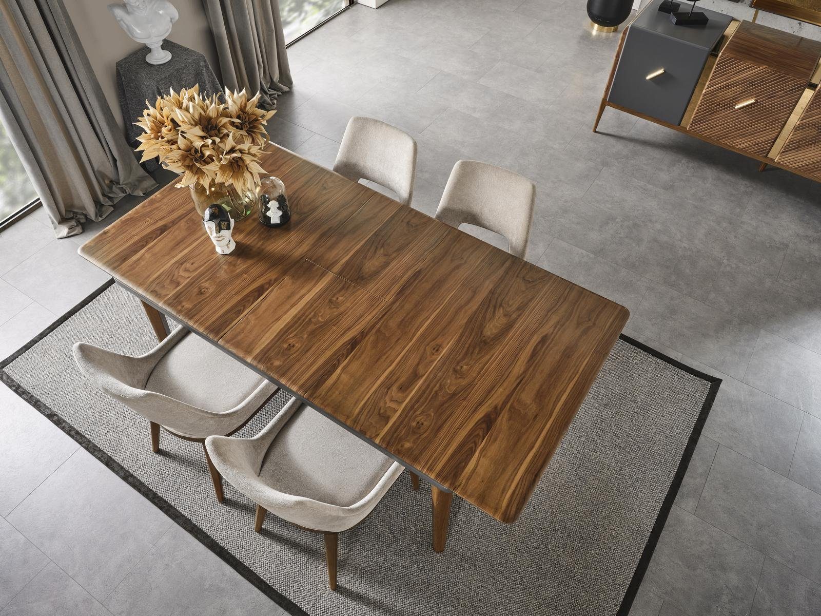 JVmoebel Esstisch Esszimmer Tisch Holz Luxus Möbel Stil Moderner Holztisch Tische