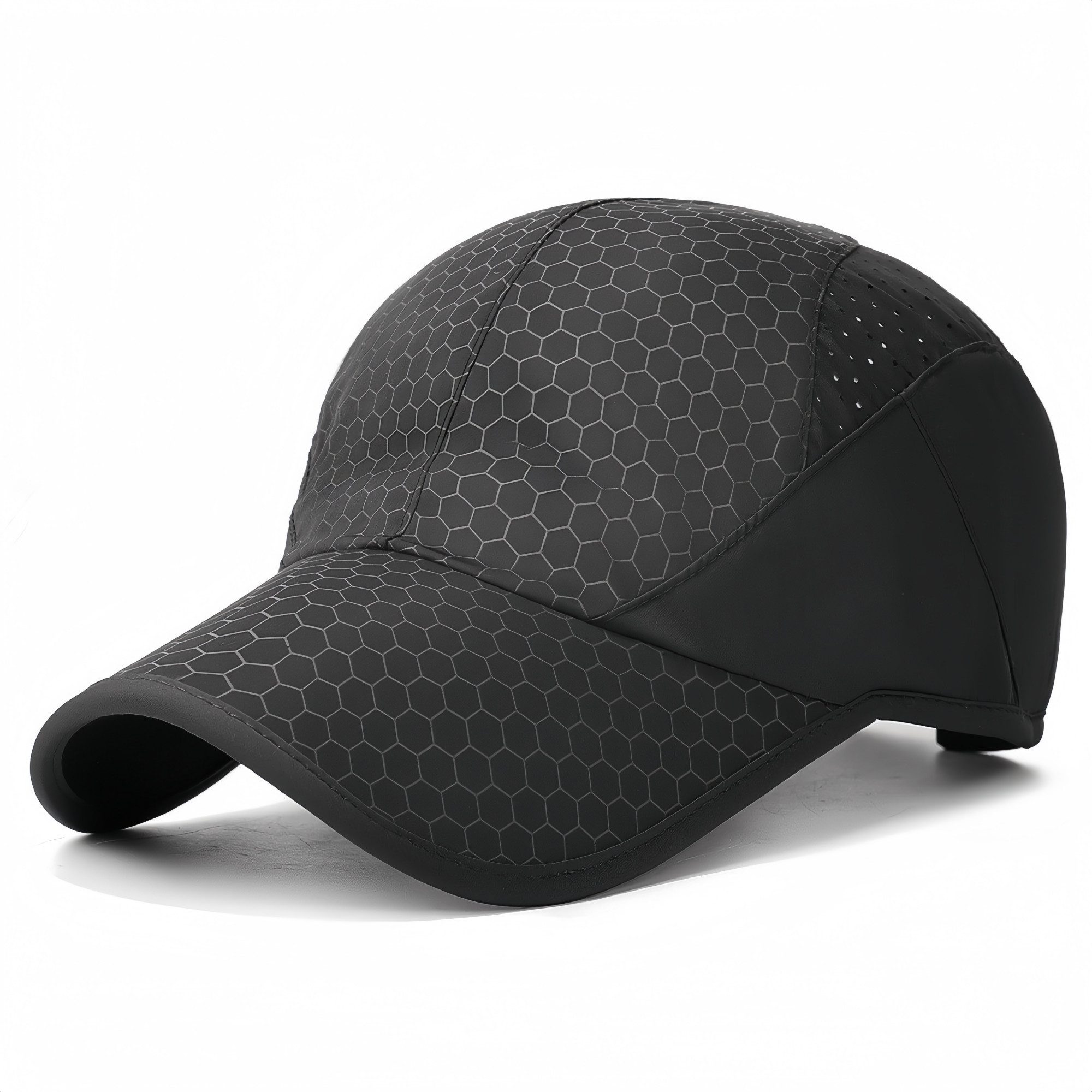 FOUORTUNATE-BEE Baseball Cap Leichte Sportkappe mit Softschirm – Atmungsaktiv & schnelltrocknend Elastische Laufmütze für Outdoor, Sport und Freizeit