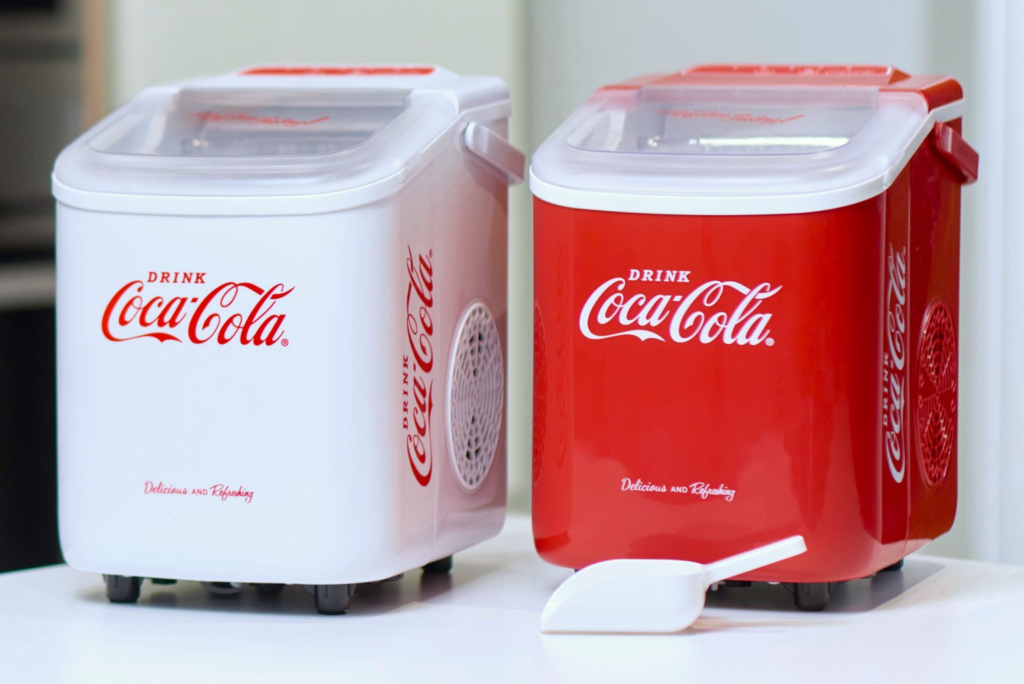 SALCO Eiswürfelmaschine SEB-28CC, COCA-COLA ® ICE CUBE MAKER, 9 Eiswürfel je Durchlauf