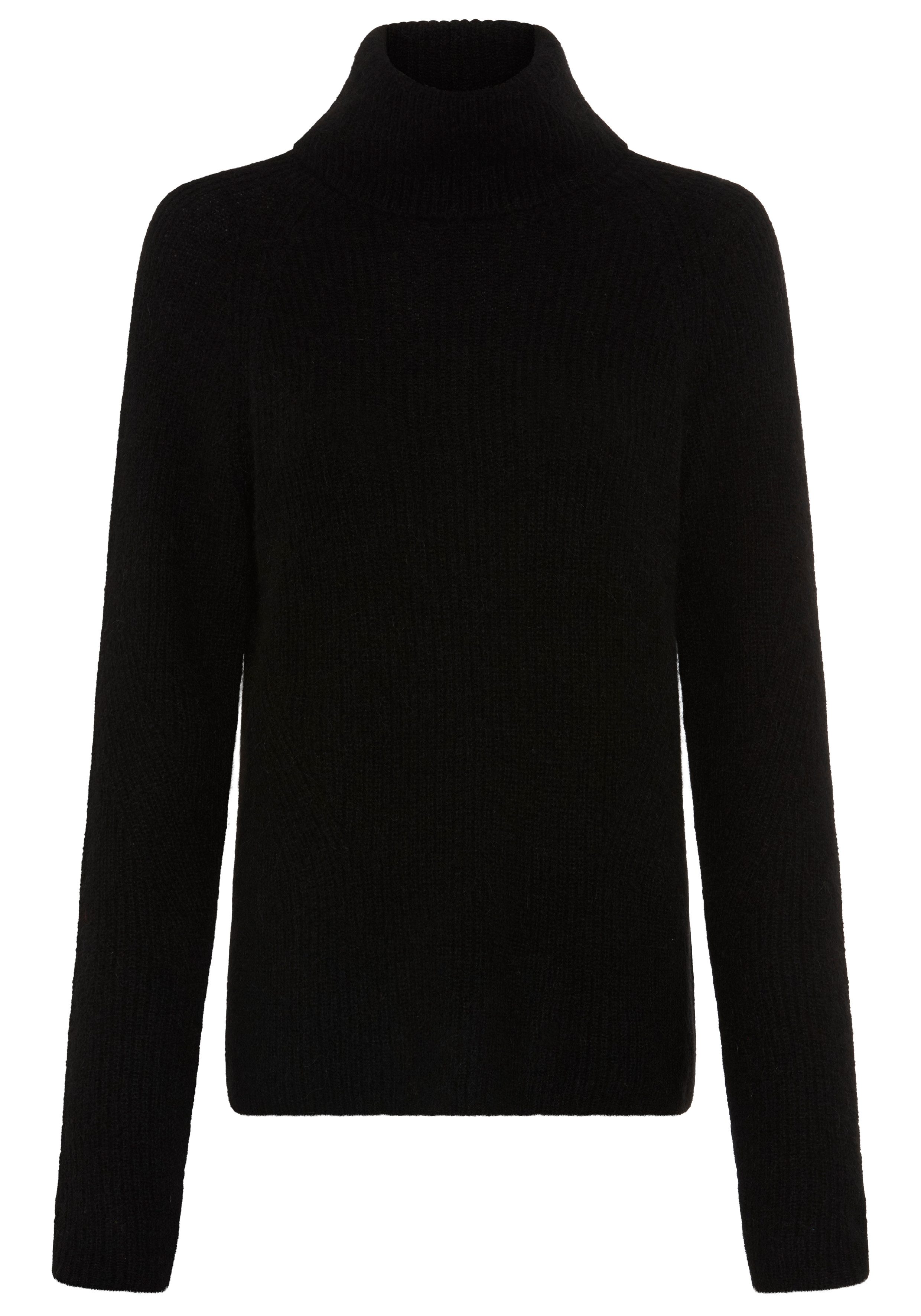 BOSS ORANGE Rollkragenpullover Falodina Premium Damenmode aus hochwertigem Materialmix mit Alpaka- und Wollanteil