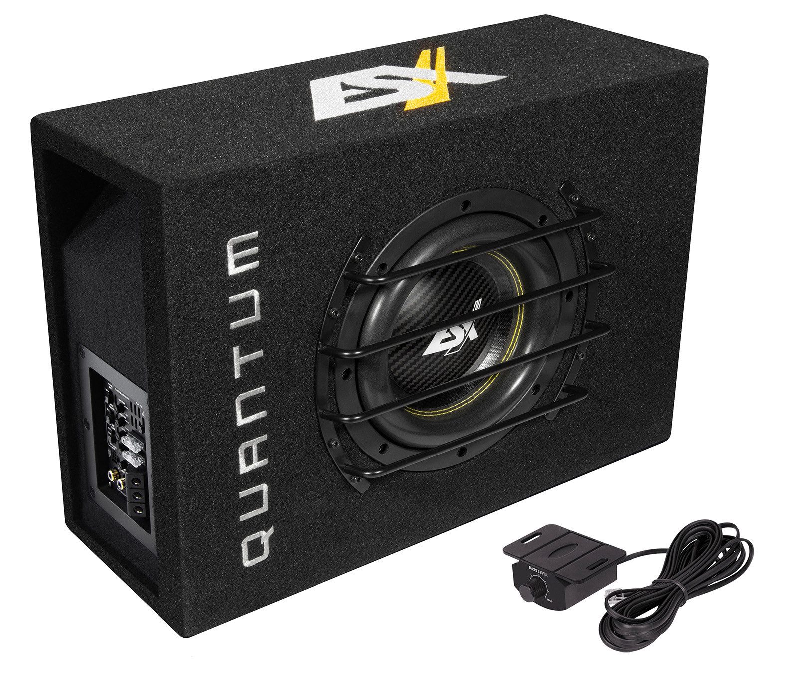 ESX QXB8A 20 cm (8) Aktiv-Subwoofer-System (Bassreflex) Auto-Subwoofer (400 W, max.: W cm)